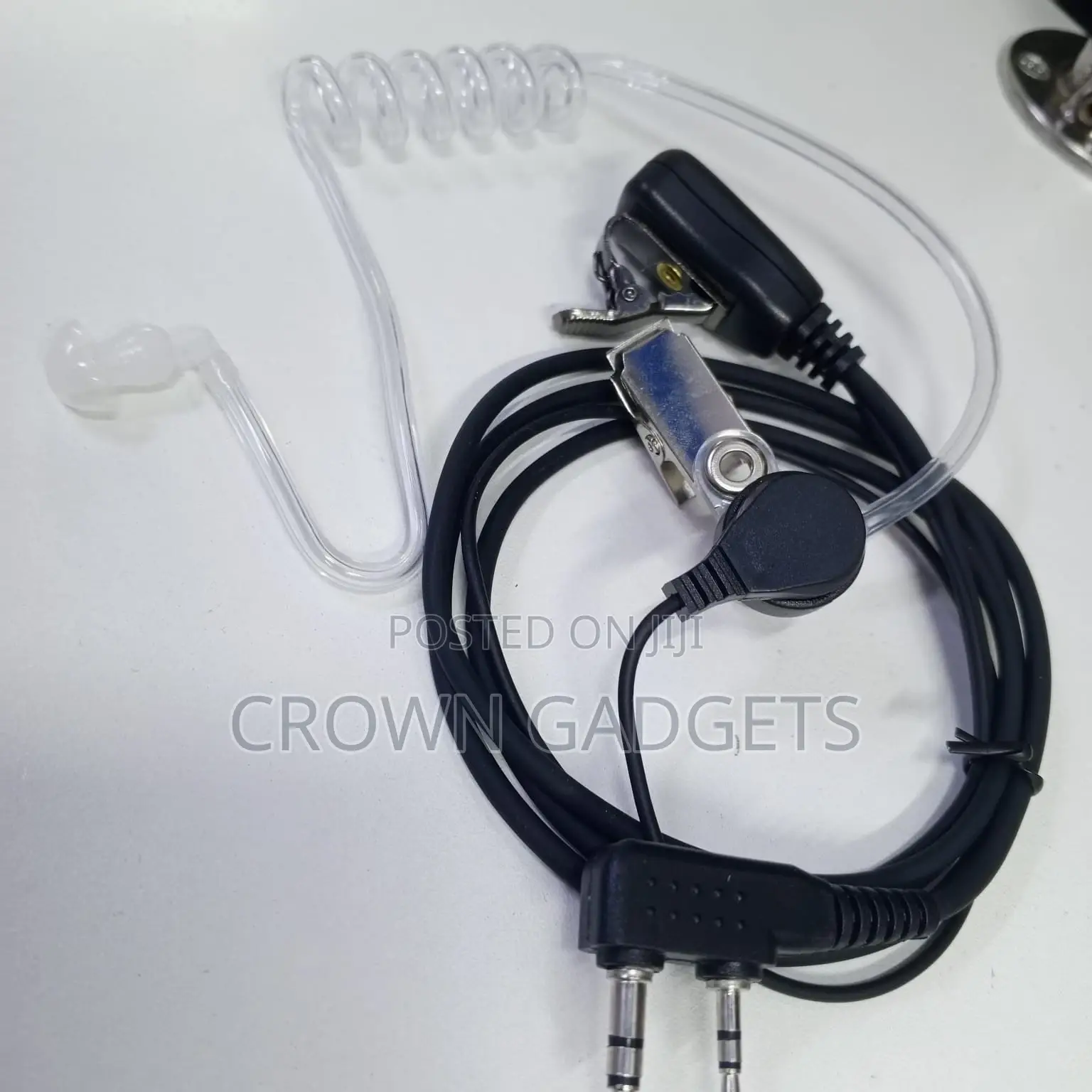 Two Way Radio Acoustic Tube Earpiece With Mic