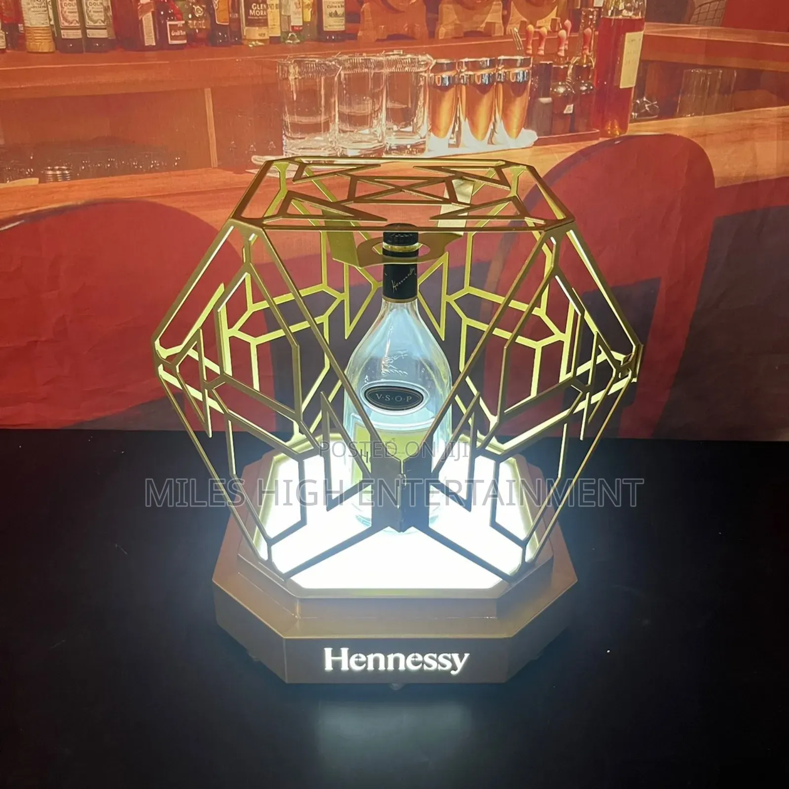Hennesy Bottle Glorifier for Bottle Service