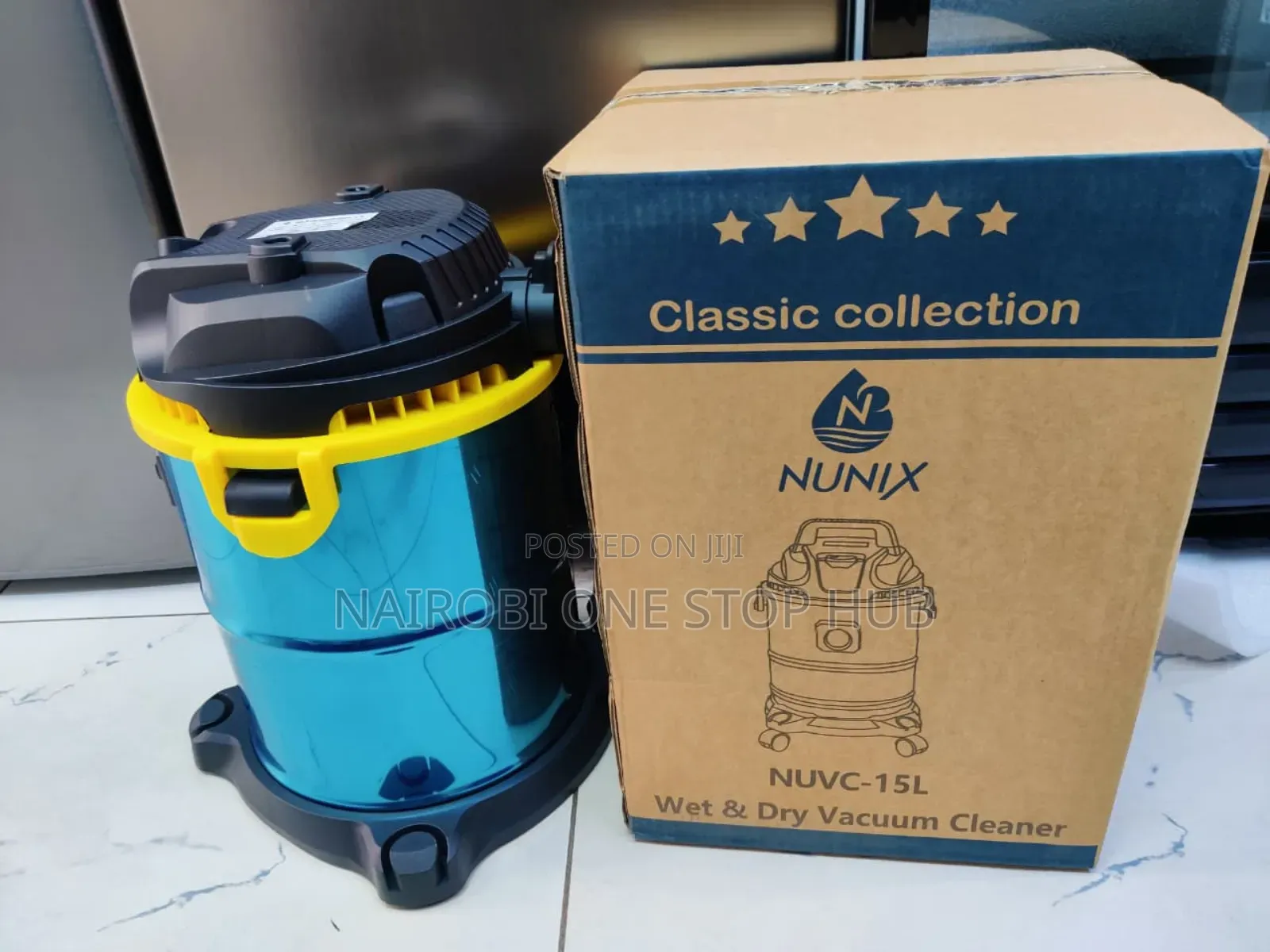 *Nunix Wet and Dry Vacuum Cleaner 15l