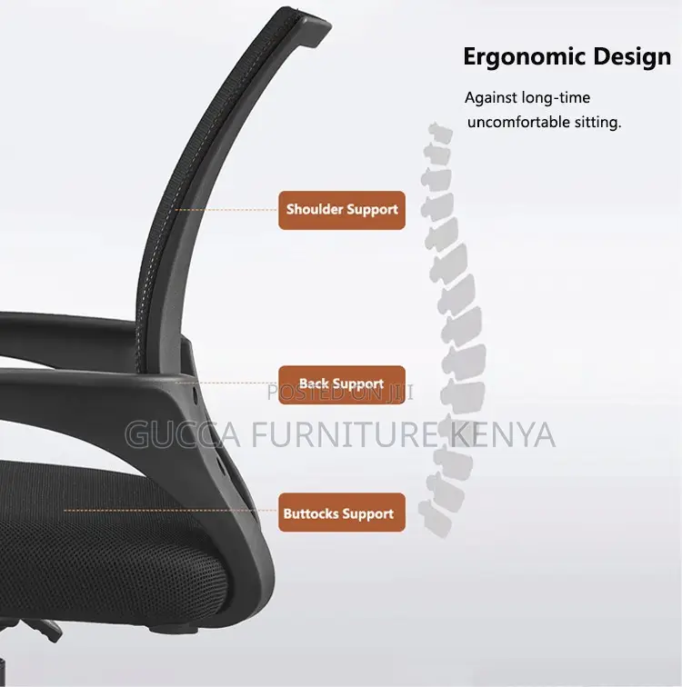 Mid-back Mesh Clerical Study Office Chair