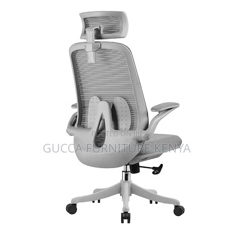 High-back Ergonomic Office Chair With Flip Armrest