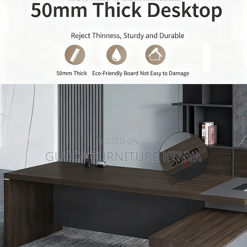 1.6 Meters Director's L-shaped Office Table