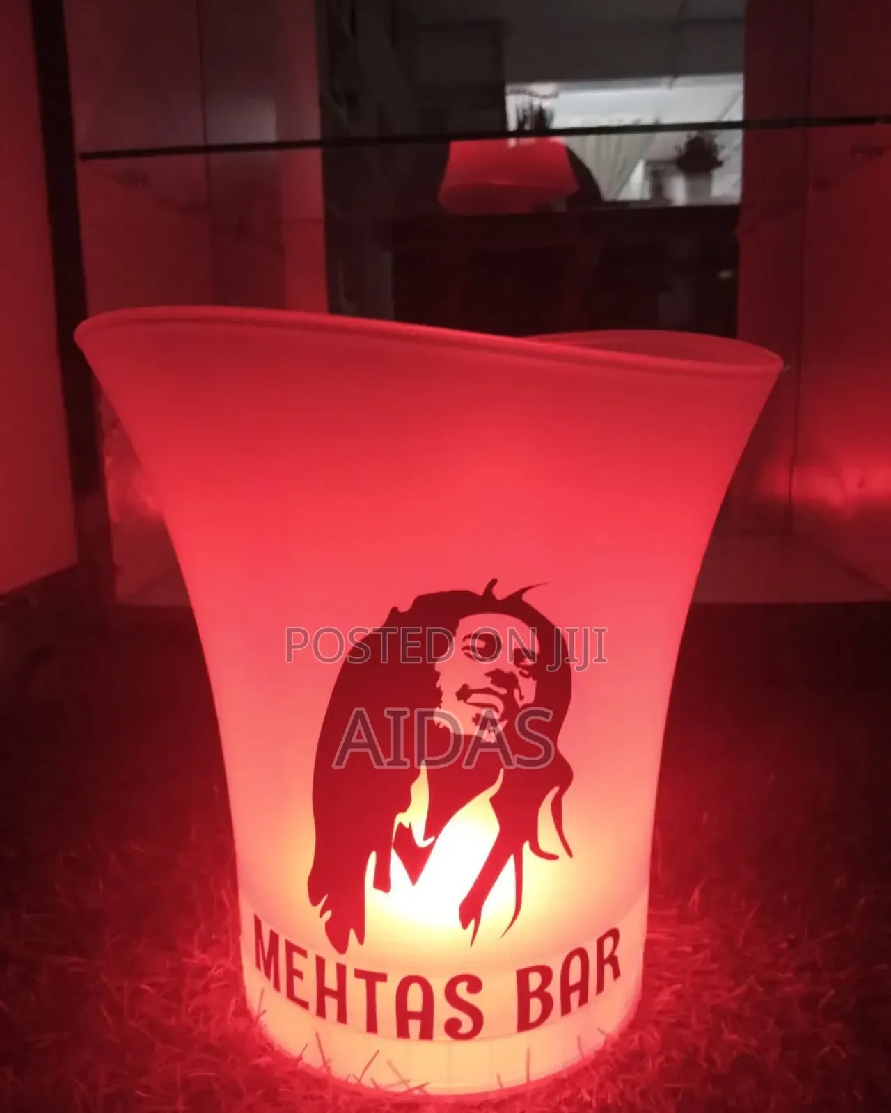 4.5l Led Glowing Ice Bucket - Color Changing RGB Wine Beer Chiller