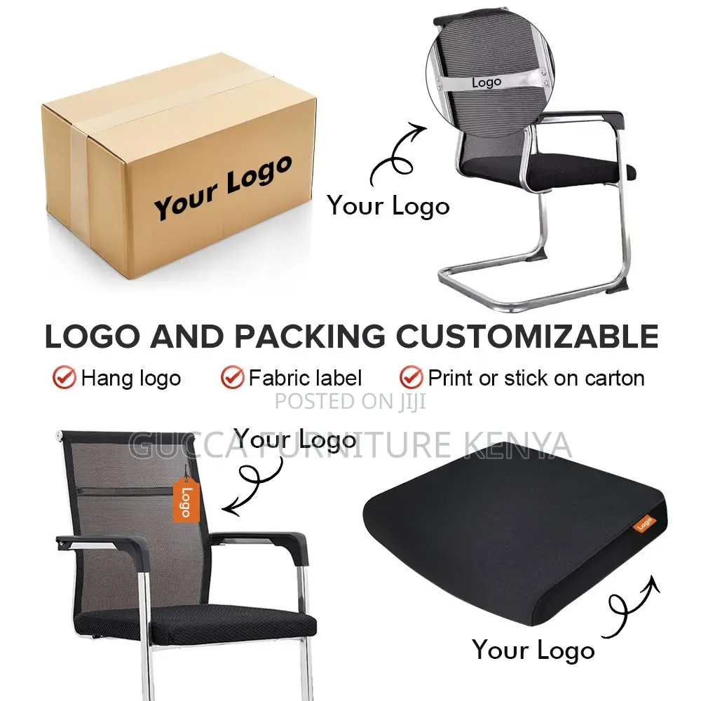 Ergonomic Mid-back Mesh Reception Chair
