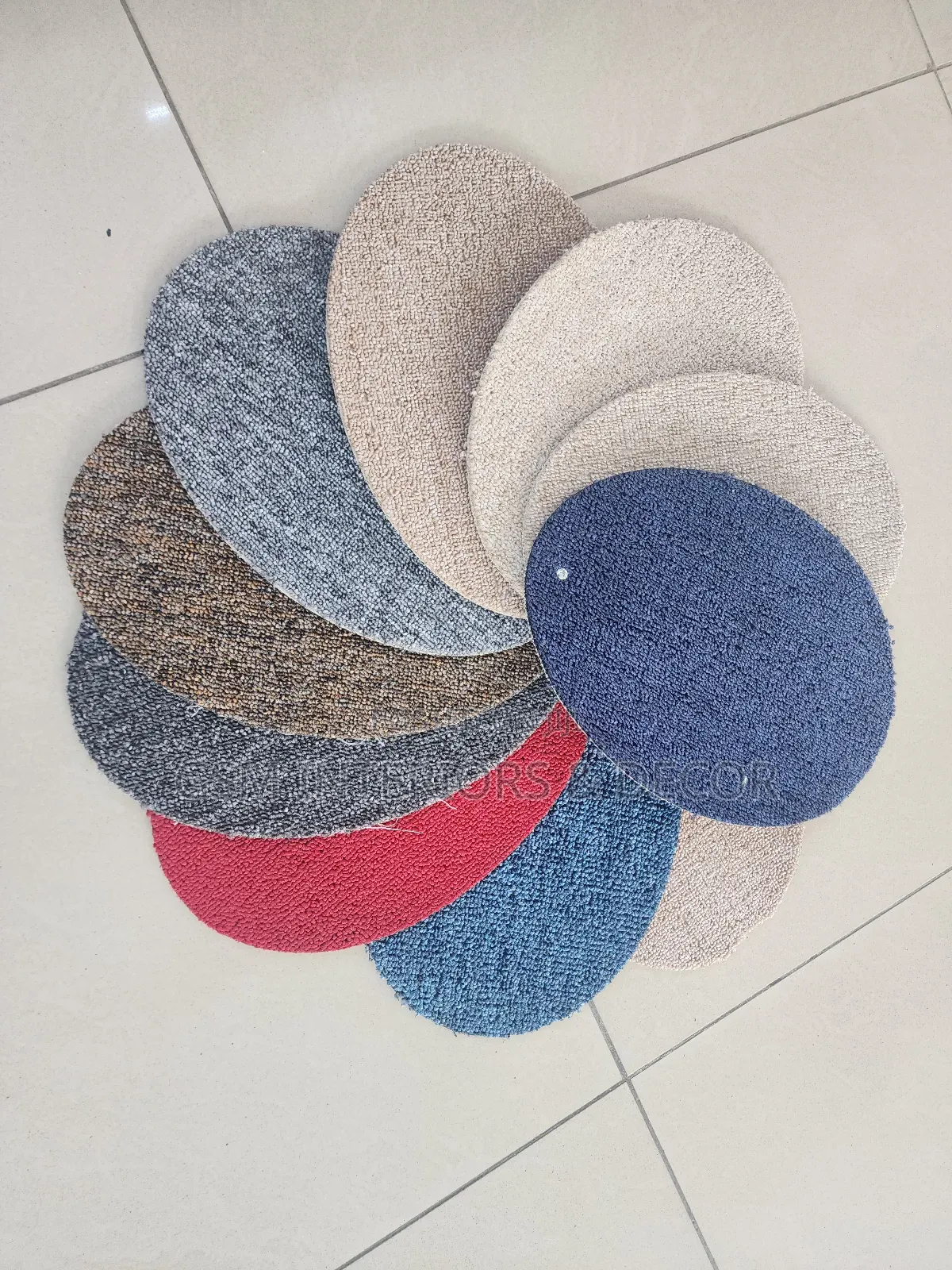 Pure Wooven Wall to Wall Carpets in Dominant Red Carpets