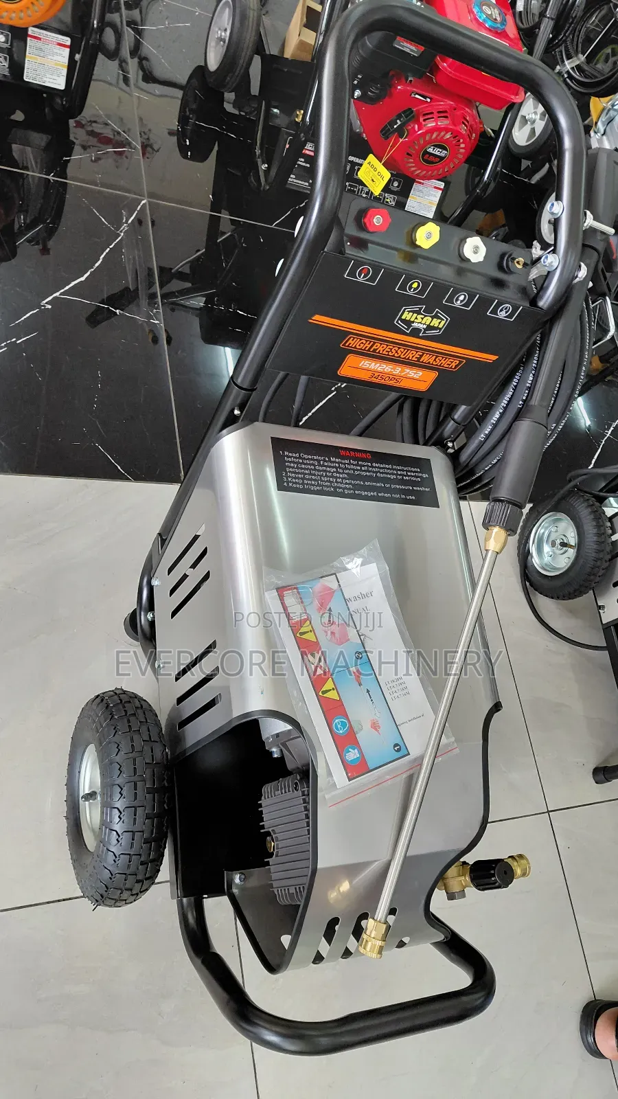 Heavy Duty Hisaki Japan 3450psi Electric Carwash Machine.