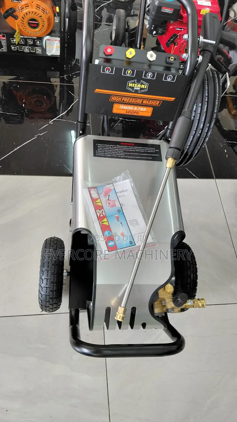 Heavy Duty Hisaki Japan 3450psi Electric Carwash Machine.