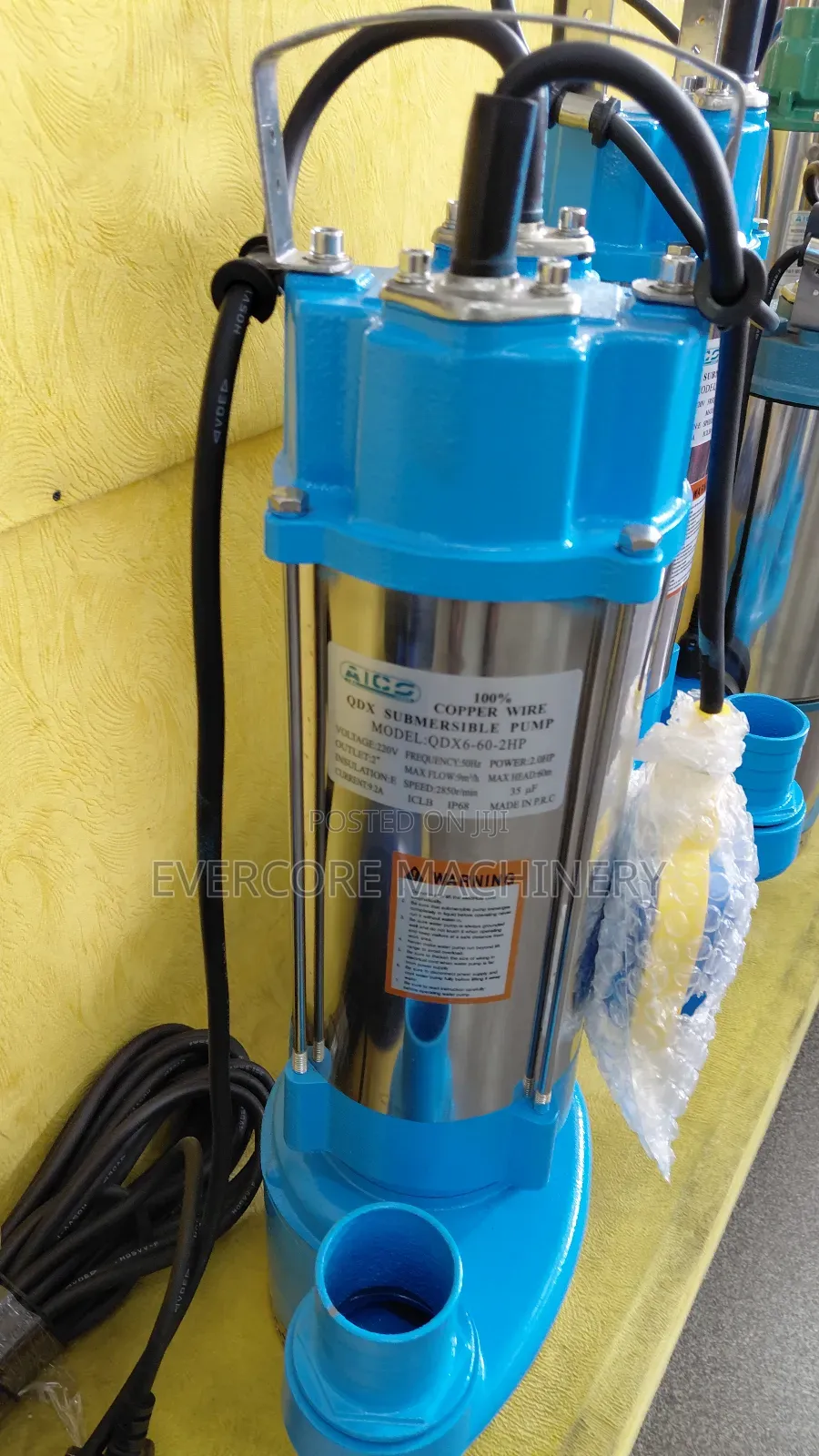 Aico Japan 2hp Submersible Water Pump Single Phase.