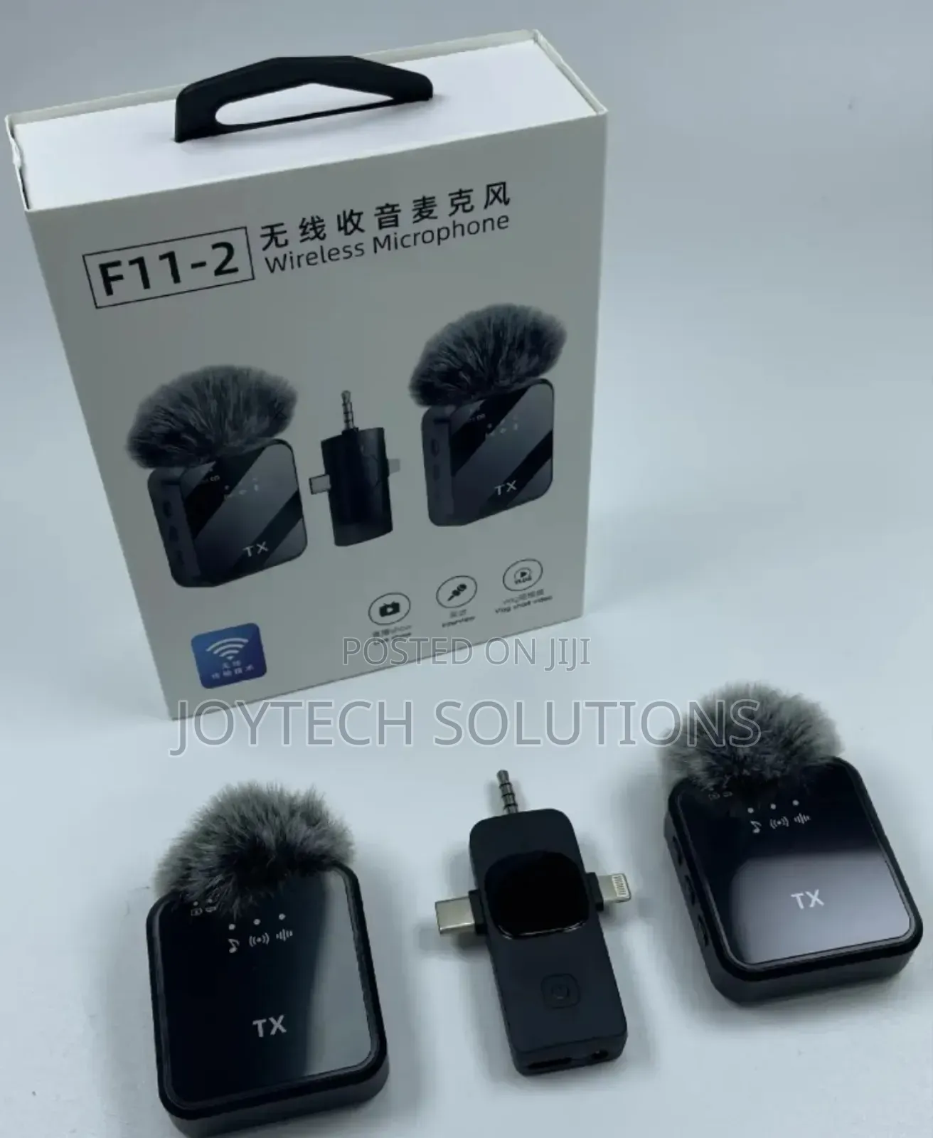 . One-Click Noise Reduction, 360° Sound Pickup. Wireless Mic.