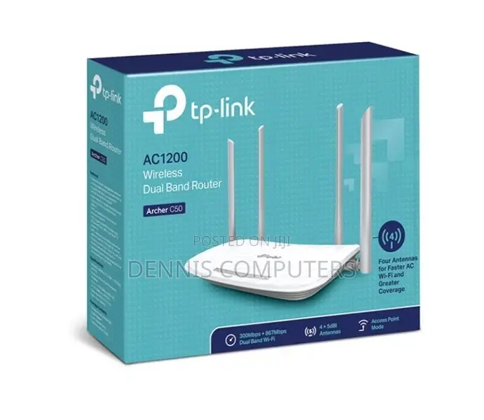 Tp-Link Archer C50 Ac1200 Wireless Dual Band Wi-Fi Router