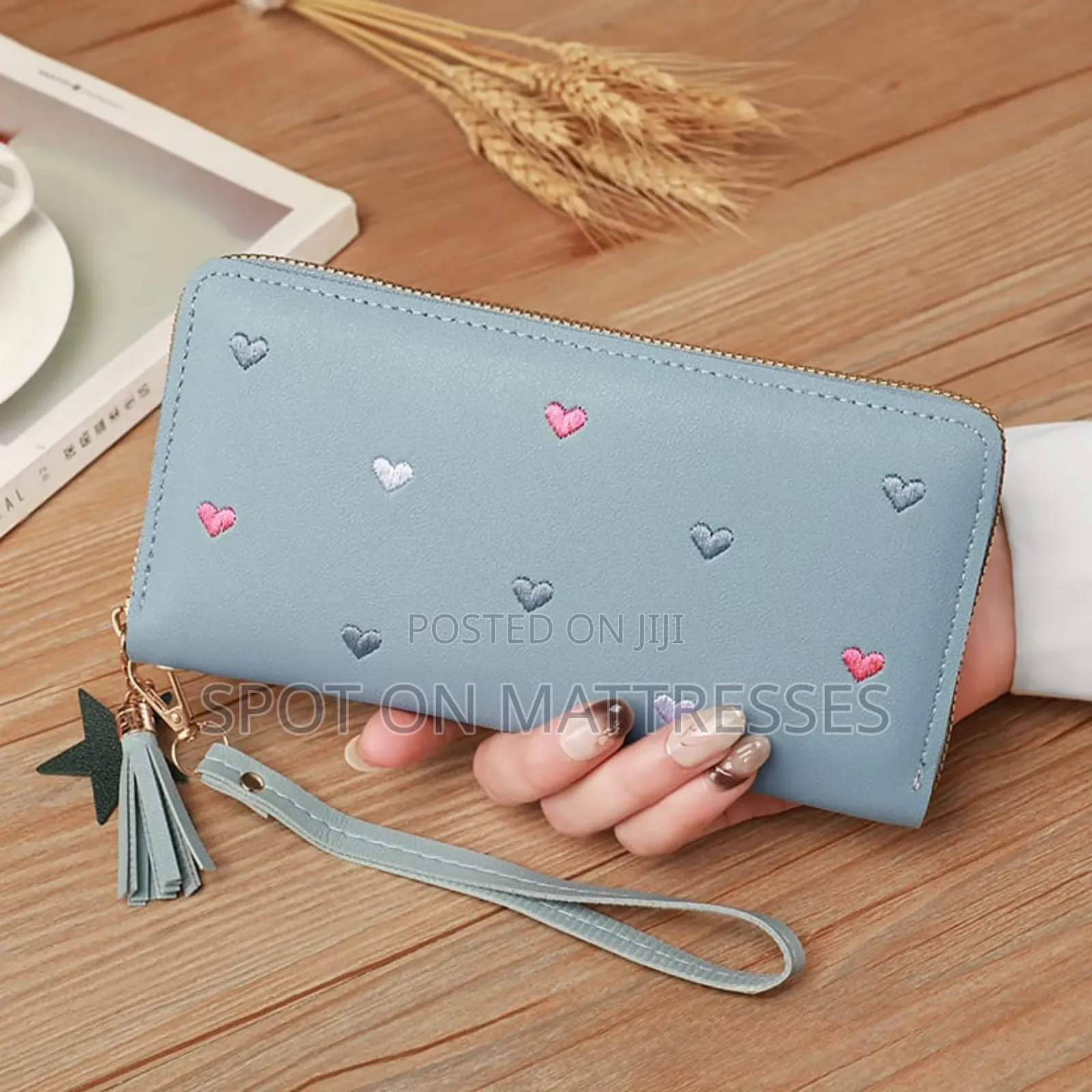 Ladies Stylish Wallets. Colours Pink, Grey, Black. Delivery Available
