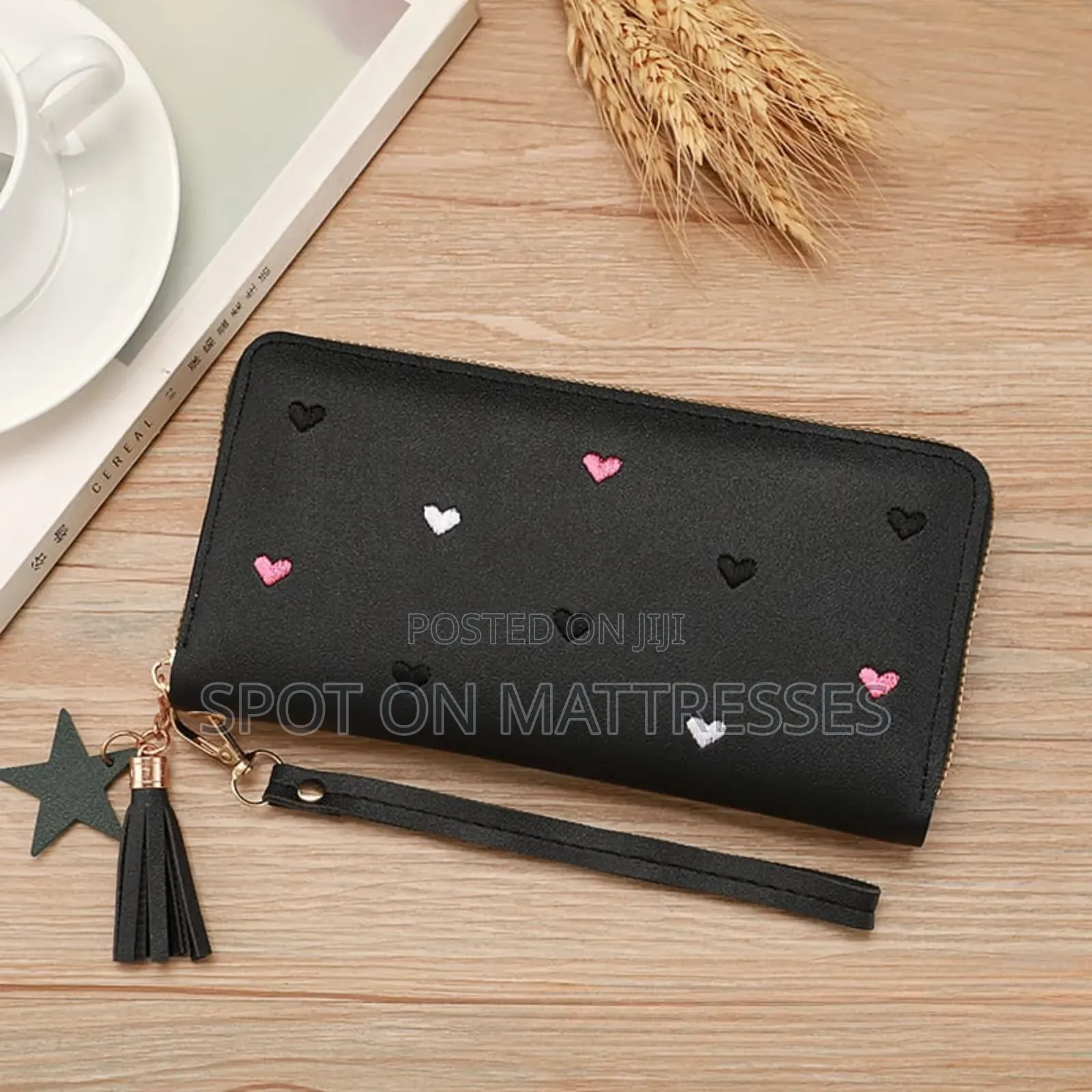 Ladies Stylish Wallets. Colours Pink, Grey, Black. Delivery Available