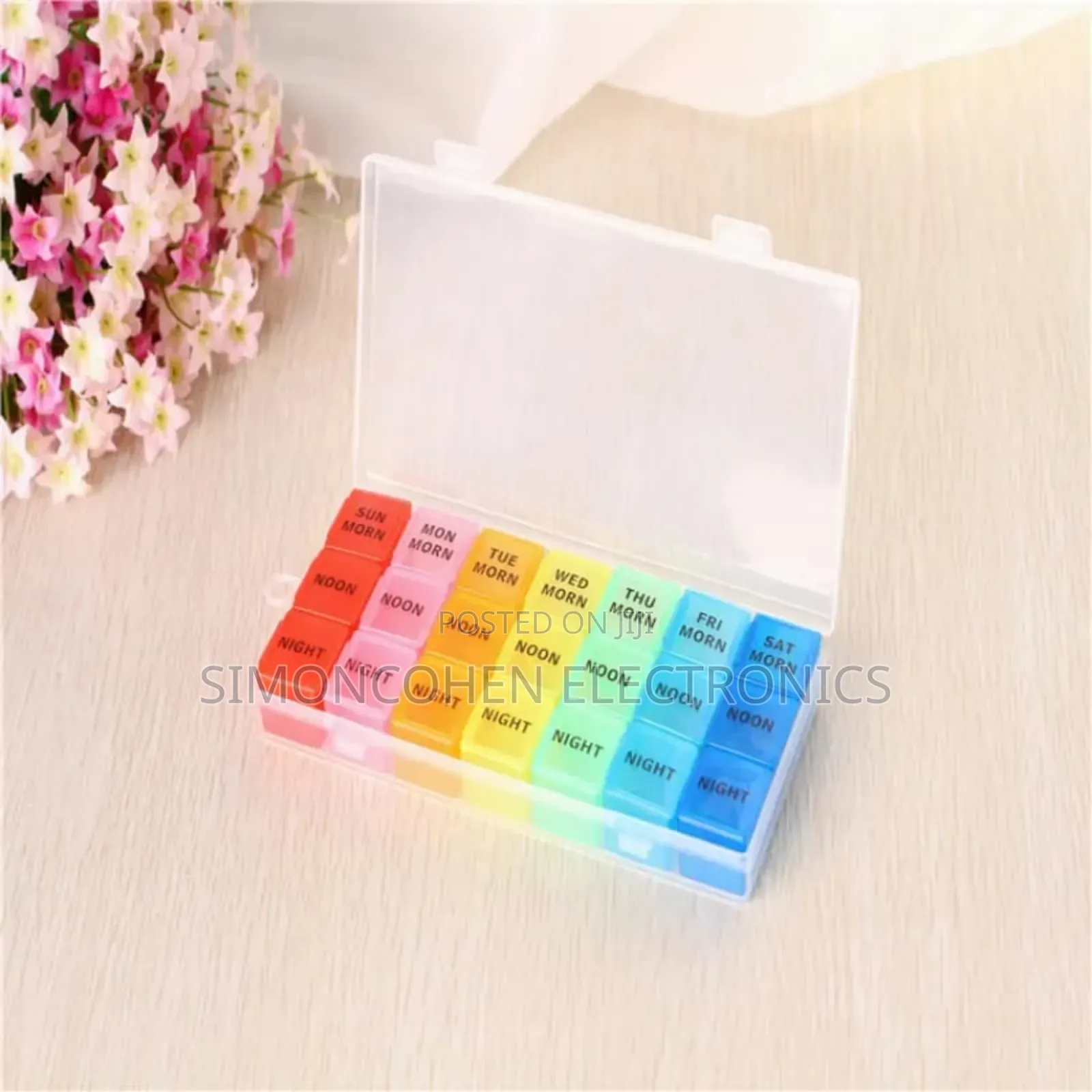 Detachable Weekly Pill Planner 21 Slots Pill Organizer