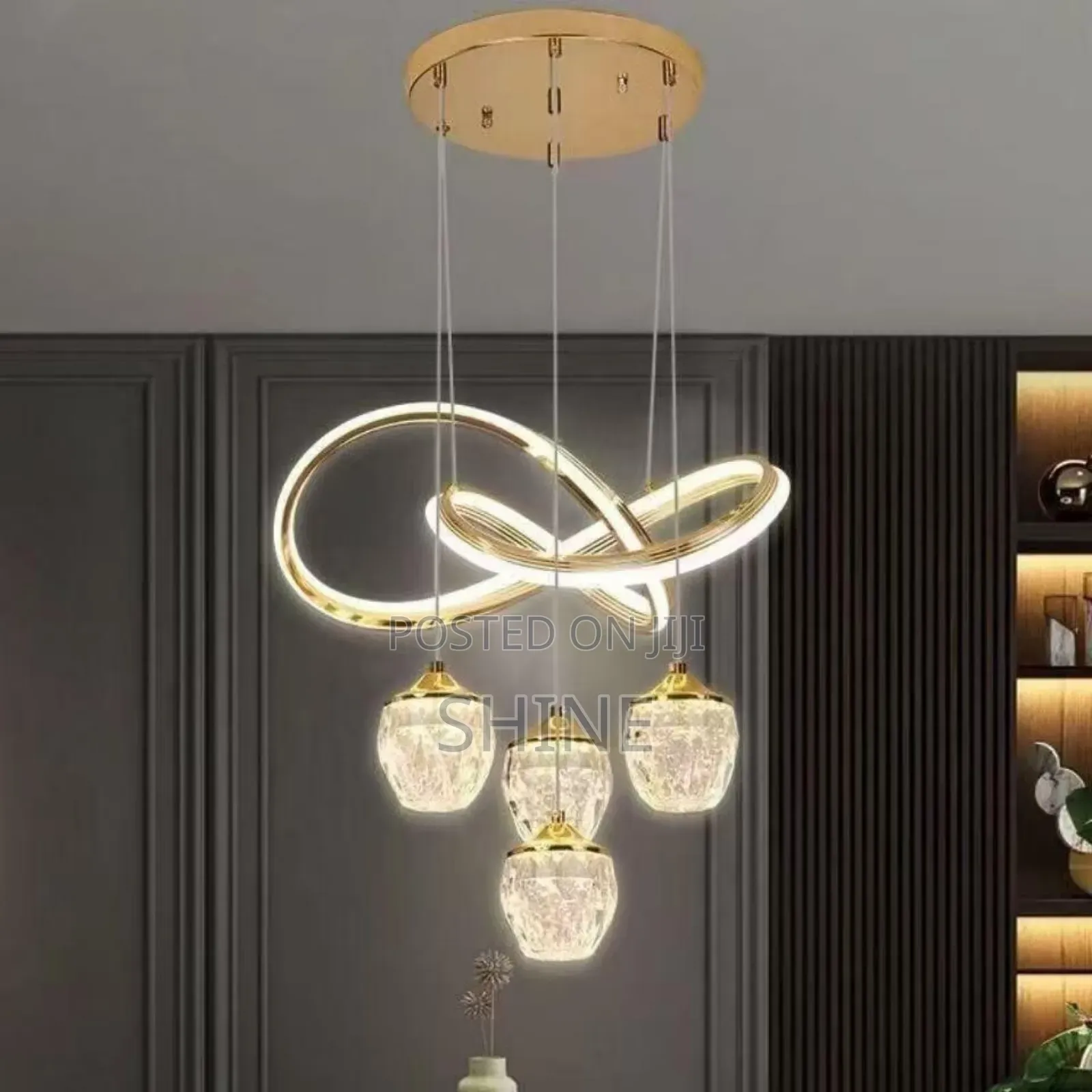 Modern Design Led Lighting Adjustable Suspension.