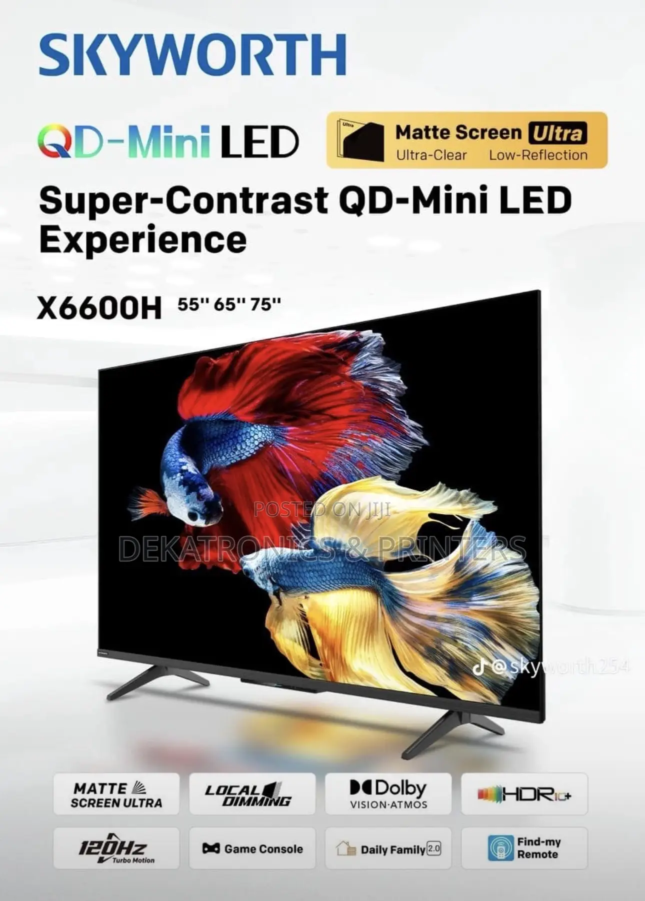 Skyworth 55 Inch Qd Mini Led Tv