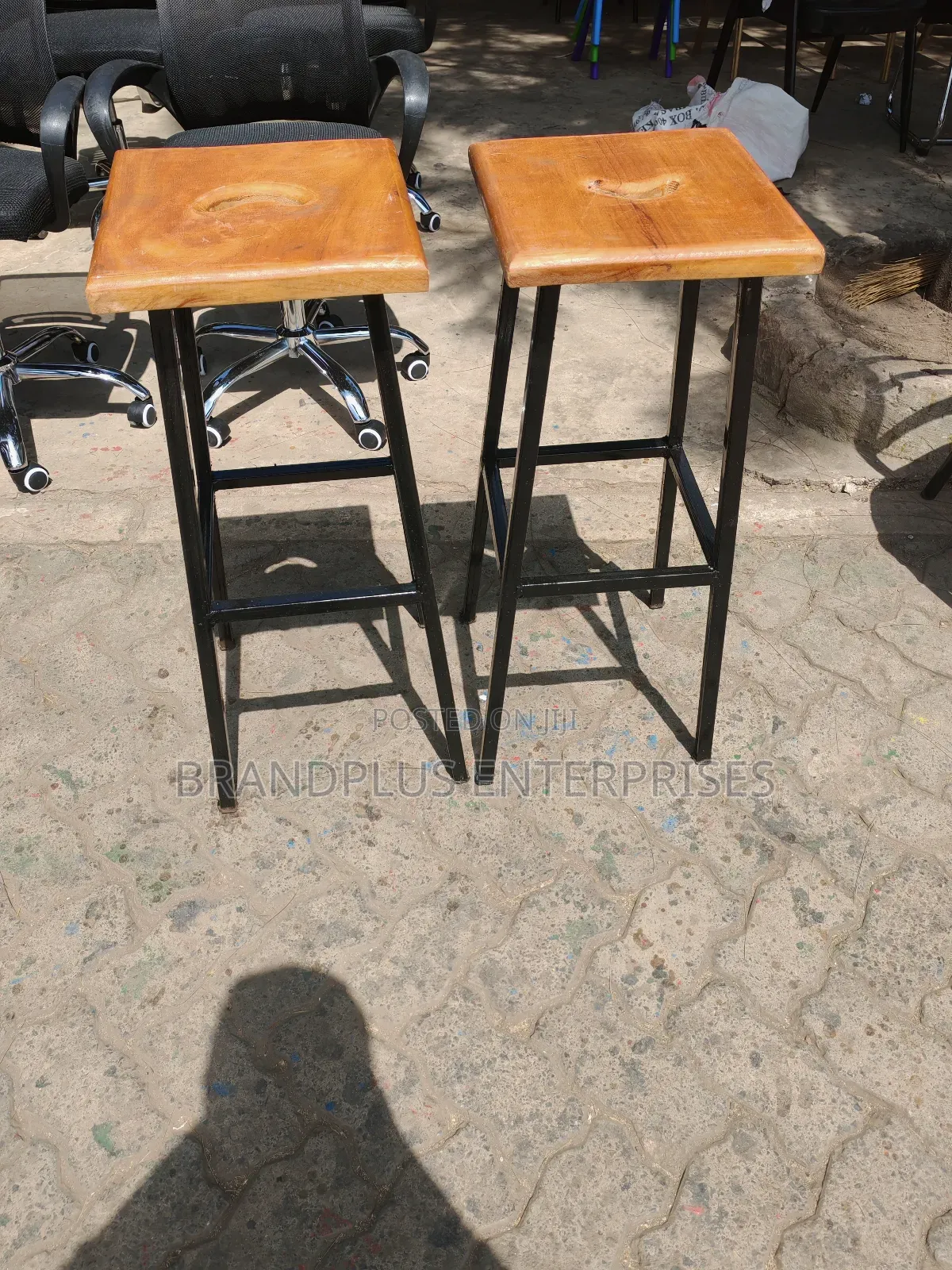 Wooden Laboratory Stool