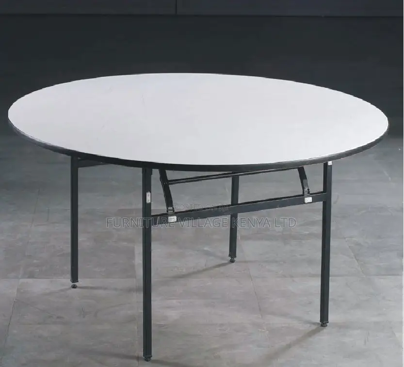 Office Table; Multi-purpose Round Folding Table