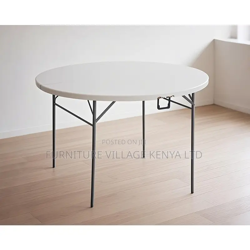 Office Table; Multi-purpose Round Folding Table