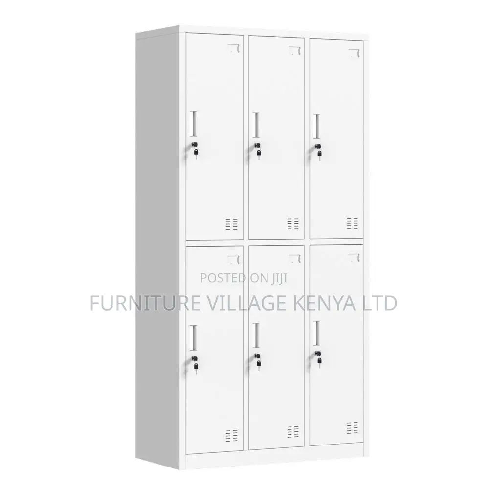 Office Cabinet; 6 Doors Metal Locker Storage Cabinet