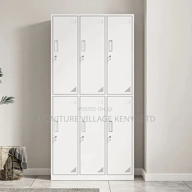 Office Cabinet; 6 Doors Metal Locker Storage Cabinet
