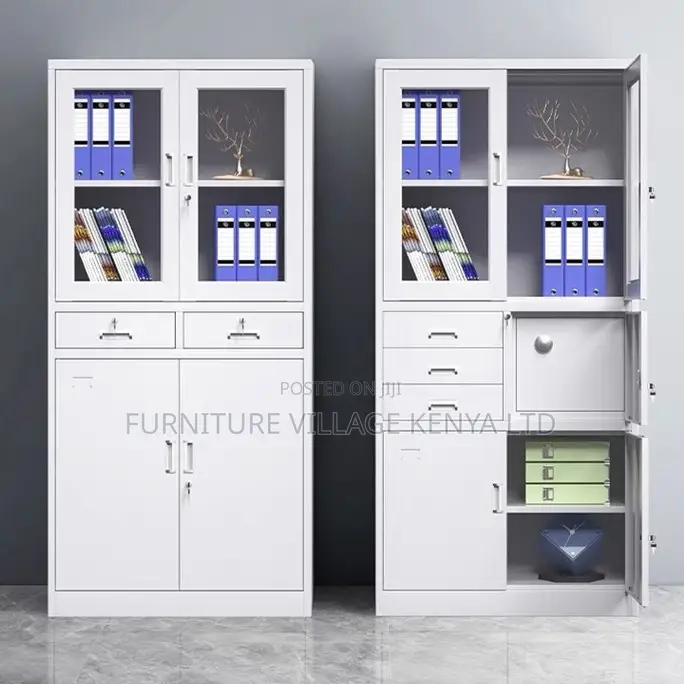 Office Cabinet; 2-door Metallic Office Cabinet