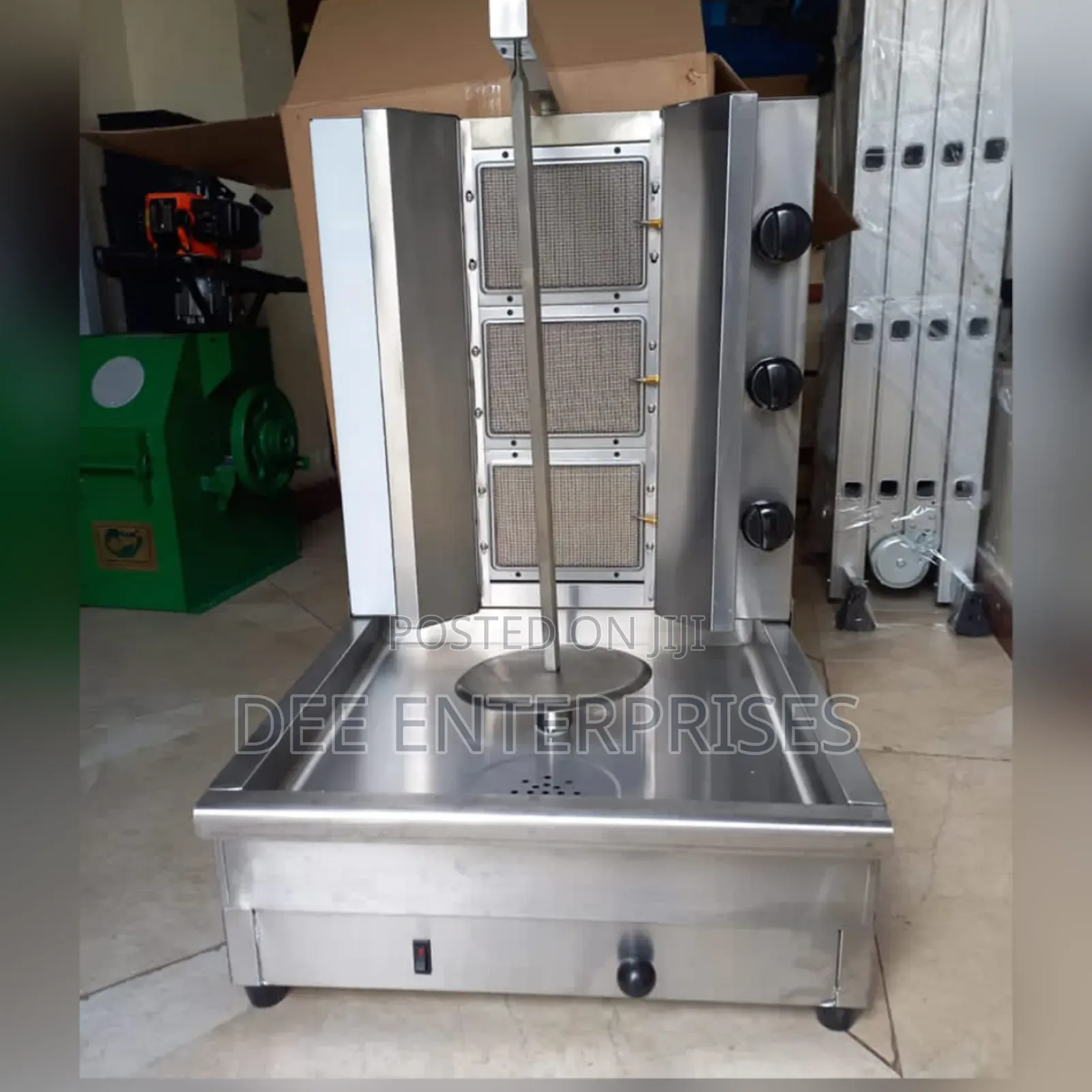 Commercial Shawarma 3 Gas Burner Machine