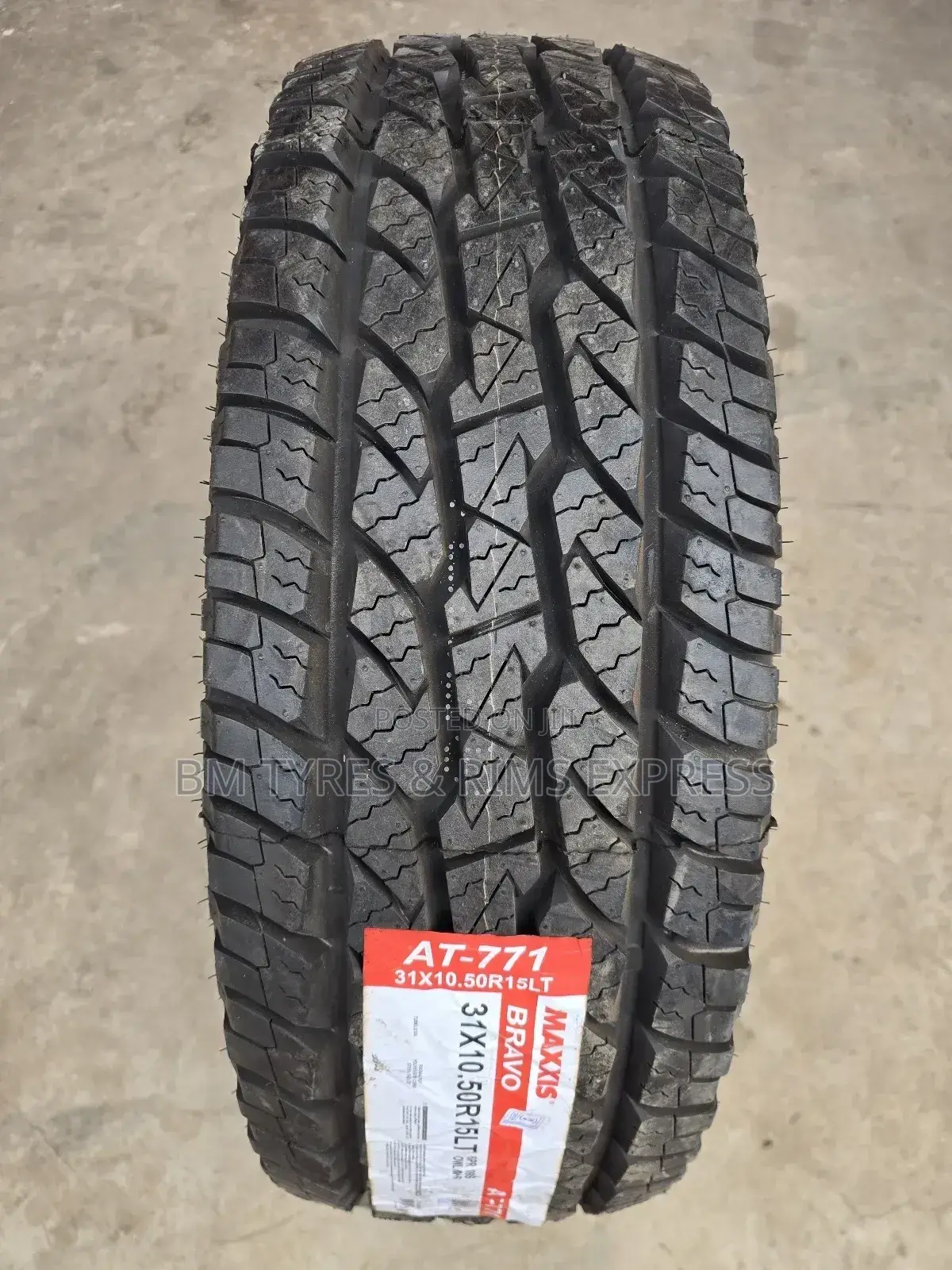 31x10.50r15 Maxxis Tyres (A/T 771).All Terrein.