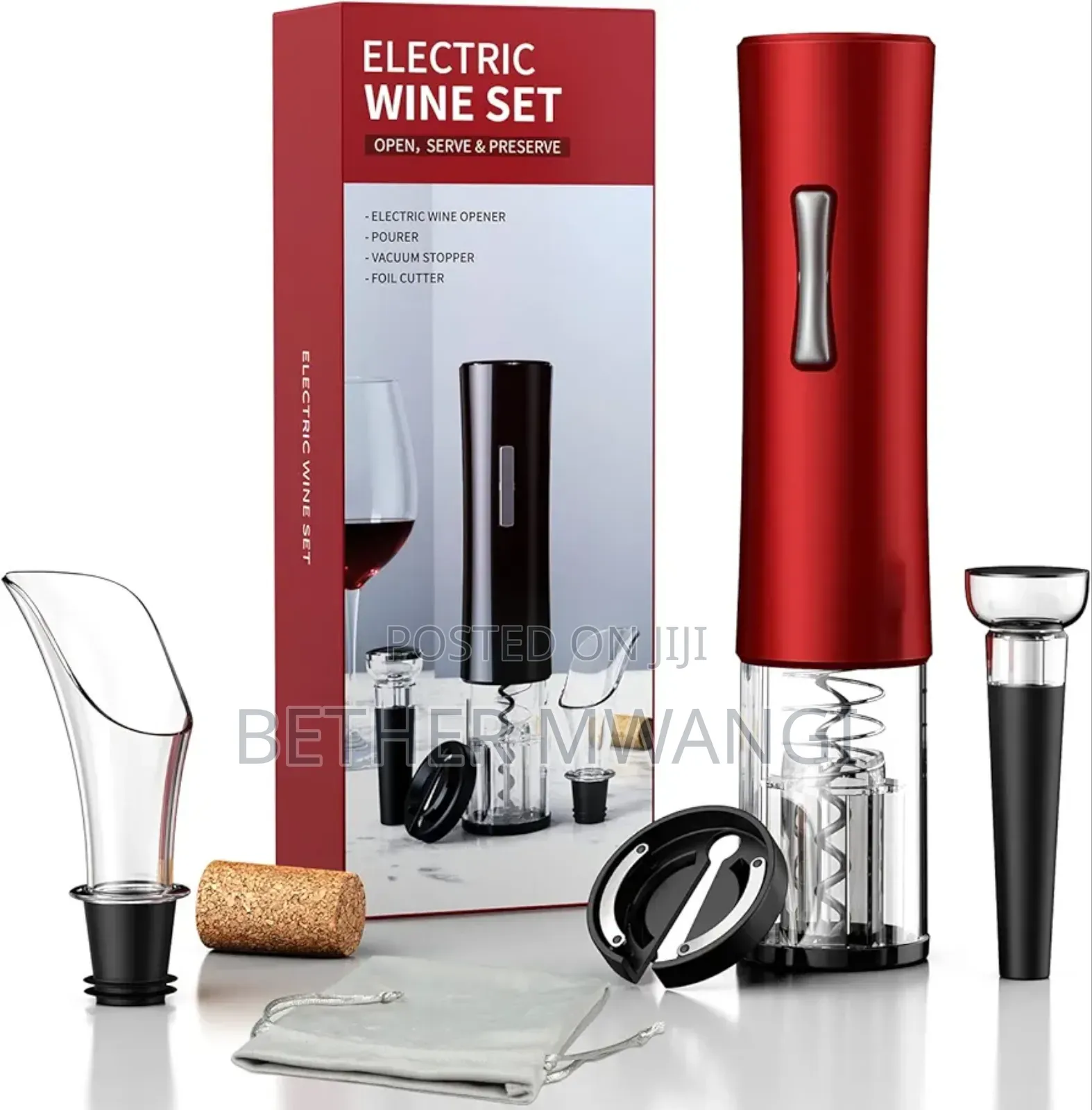 Unicherry Electric Wine Bottle Opener Set