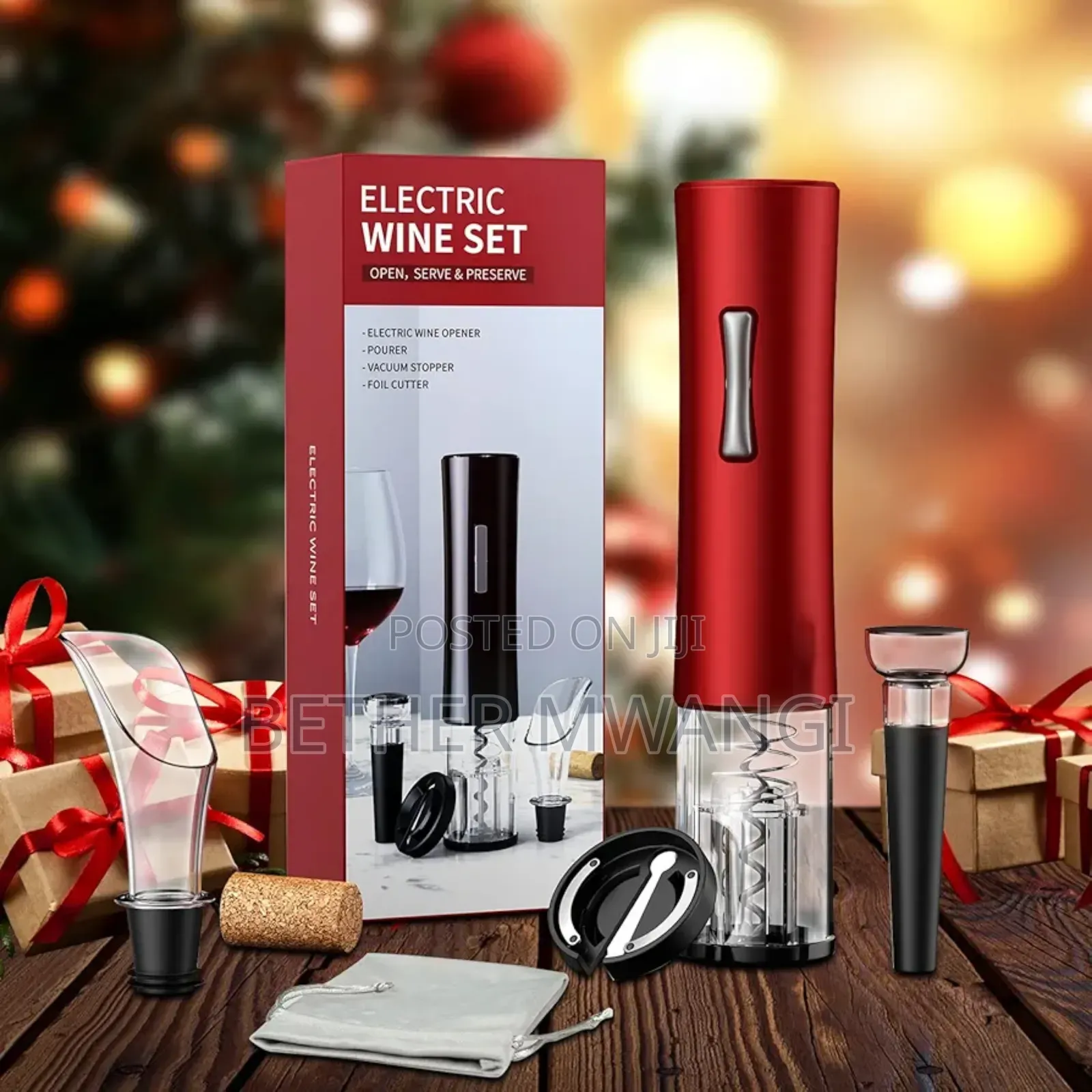Unicherry Electric Wine Bottle Opener Set