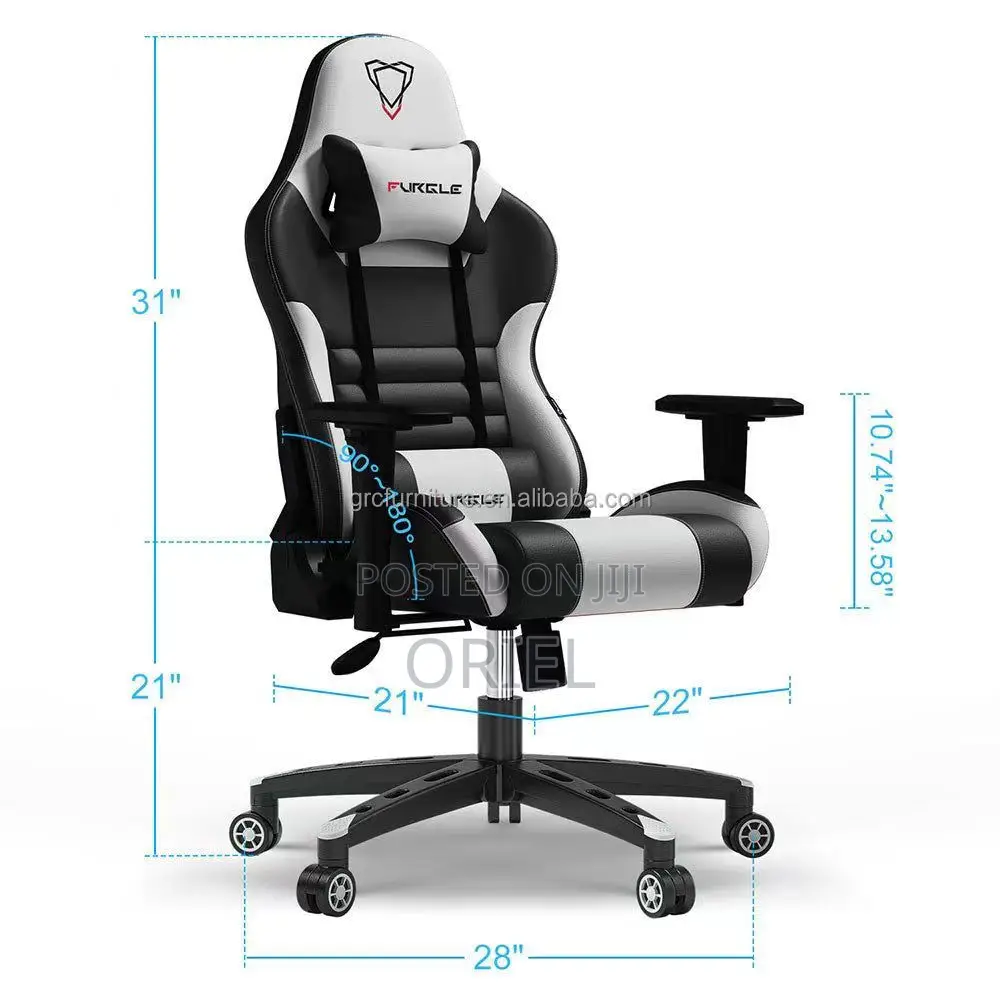 Modern Gaming Chair : Generic Black White Executive Gaming Chair