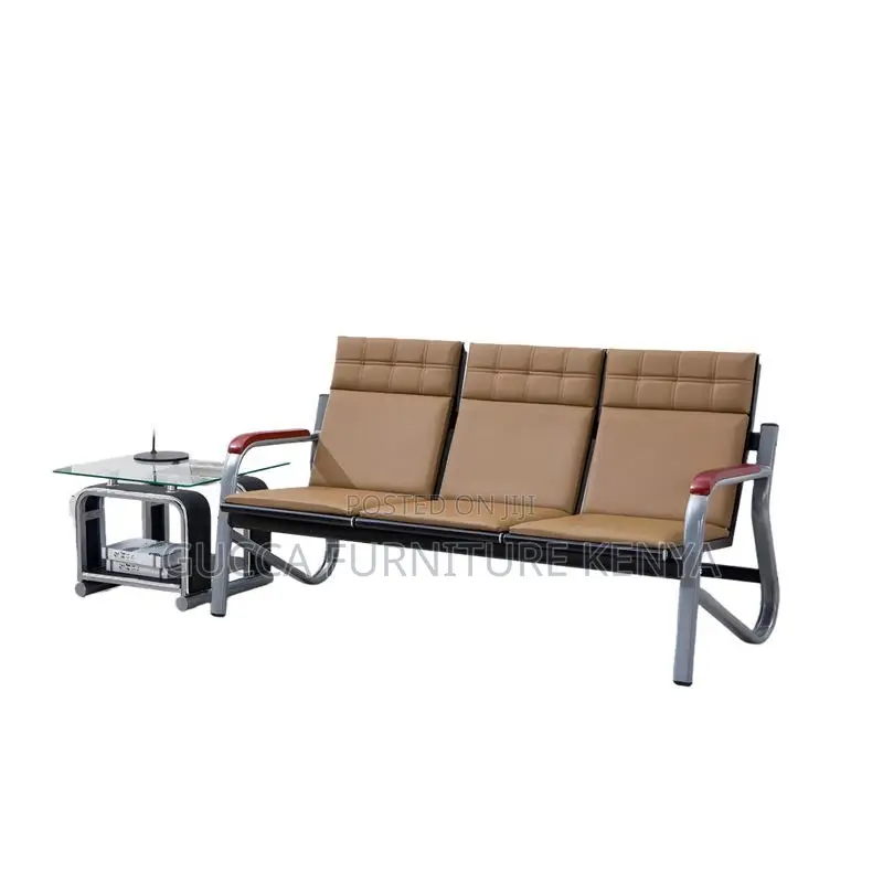 Brown 5-seater Executive Reception Office Sofa