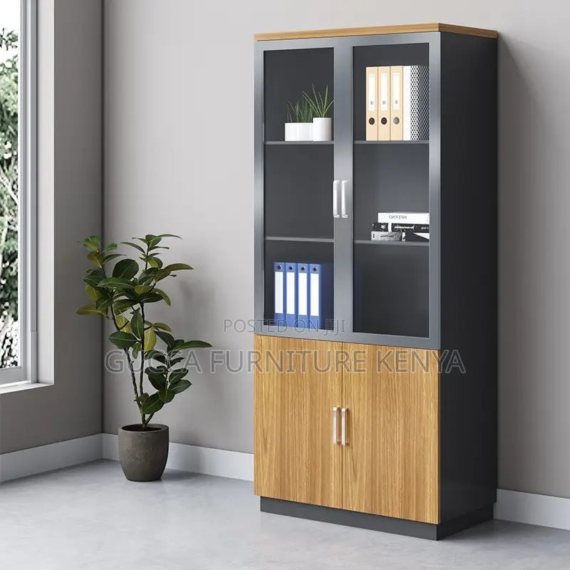 2-door Wooden Office Filling Storage Cabinet