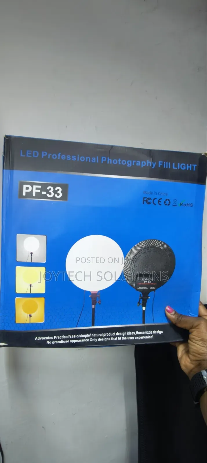 Ring Light With a Tripod Stand 2m High Pf 33 With Bright Light.