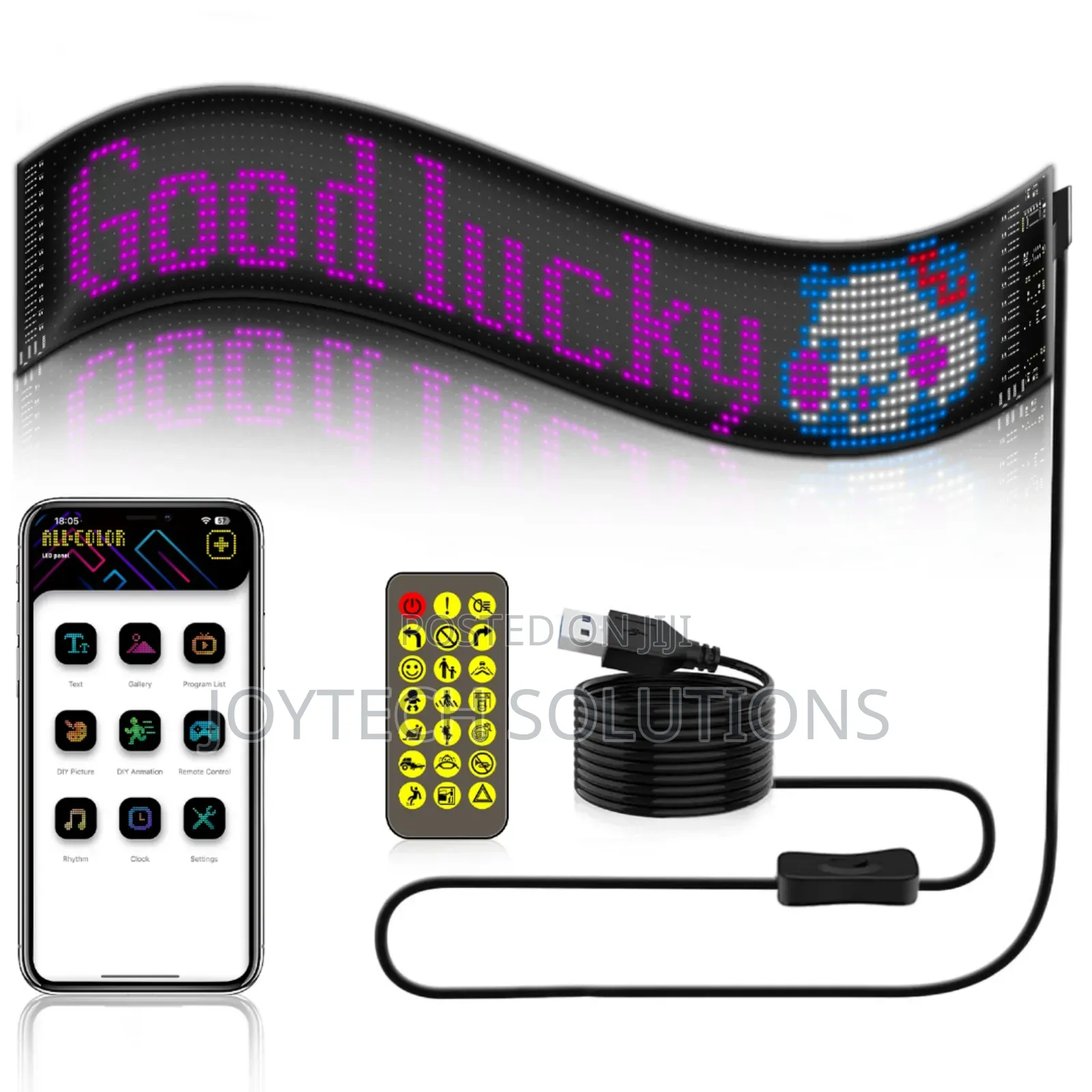 Programmable Led Sign Scrolling Displaymatrix Panel With Bluetooth App