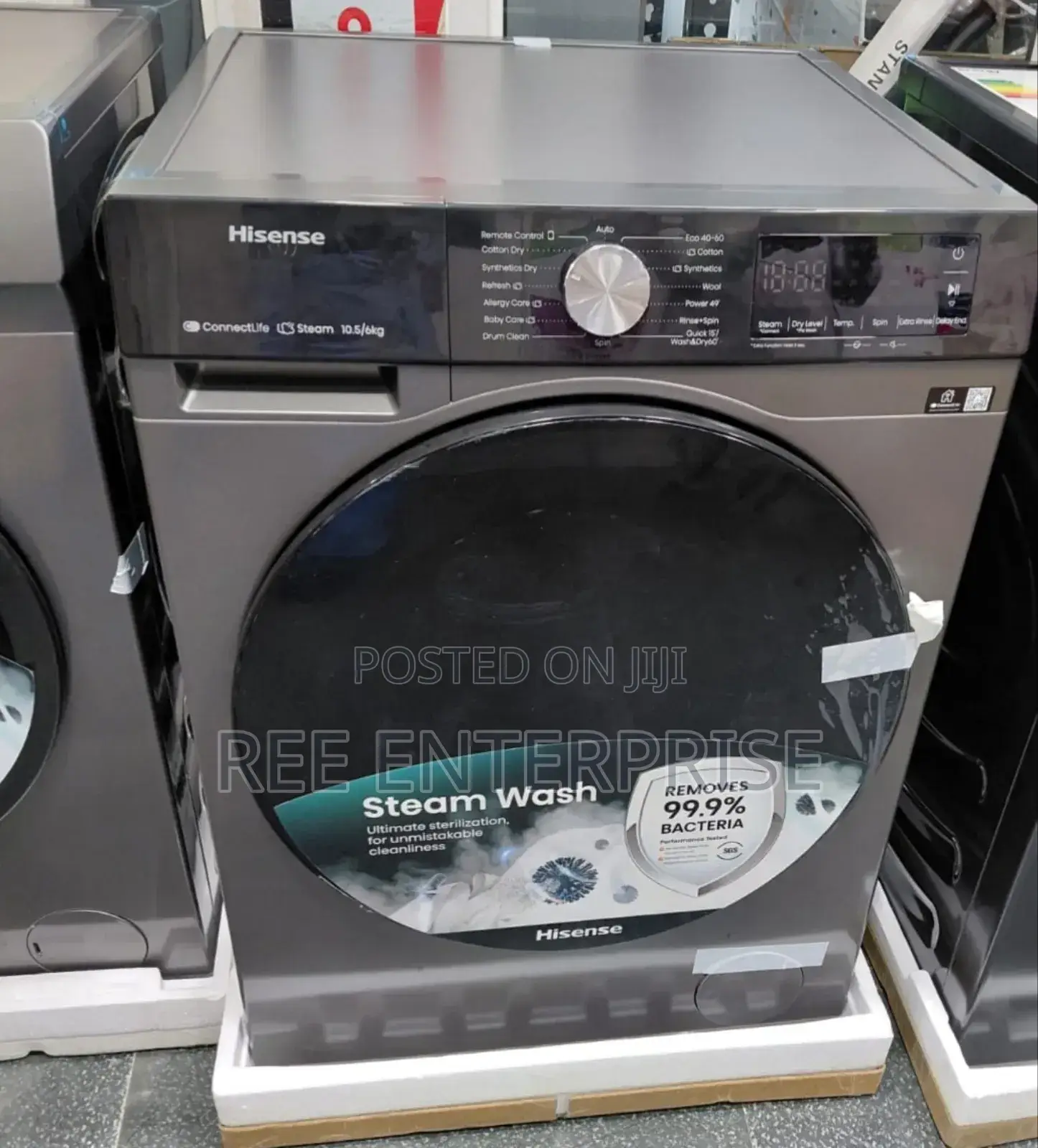 ** Hisense   Wash And Dry Front Load 10.5/6   Washing Machine