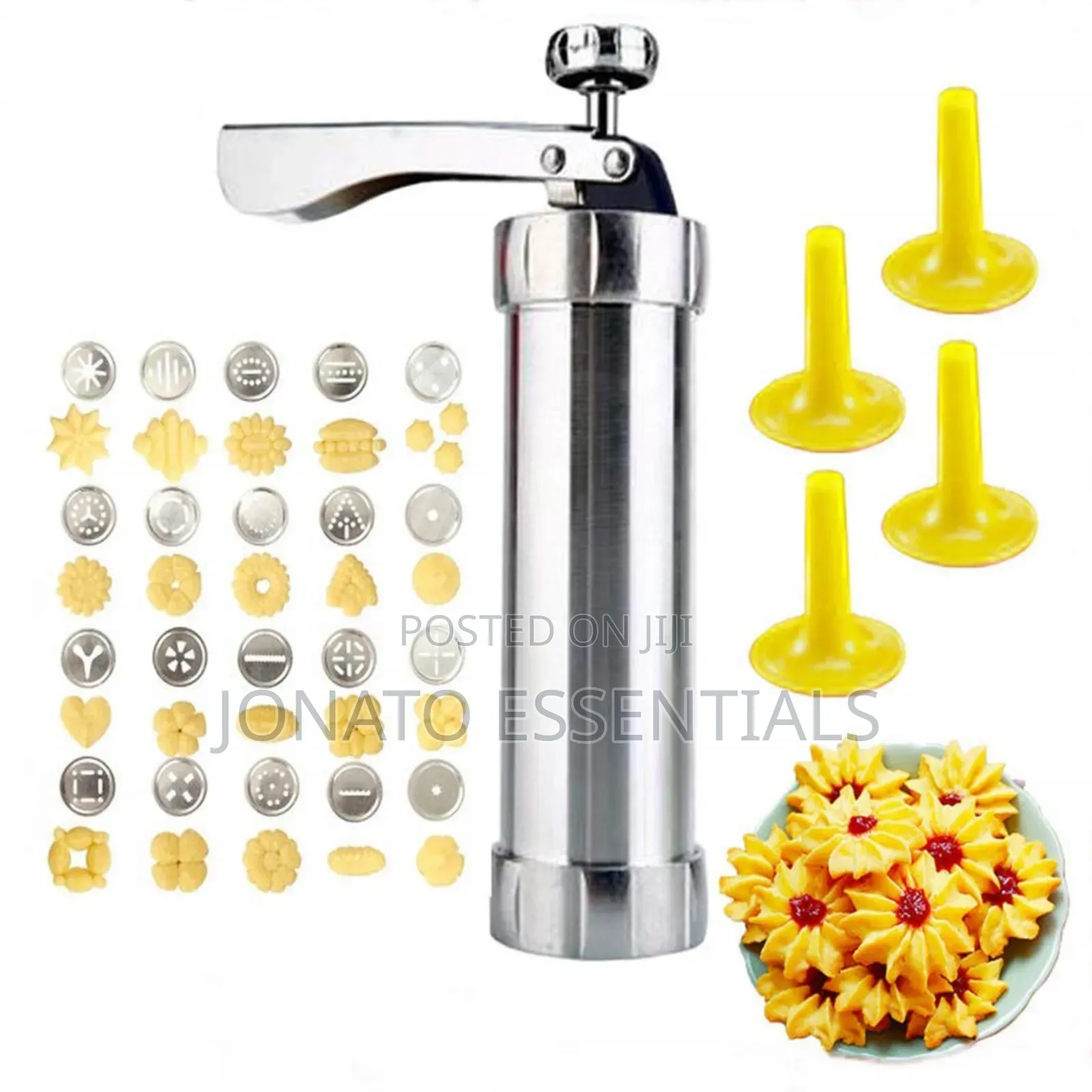 Stainless Steel Cookie Press Biscuit Maker Icing Gun Set Kenya