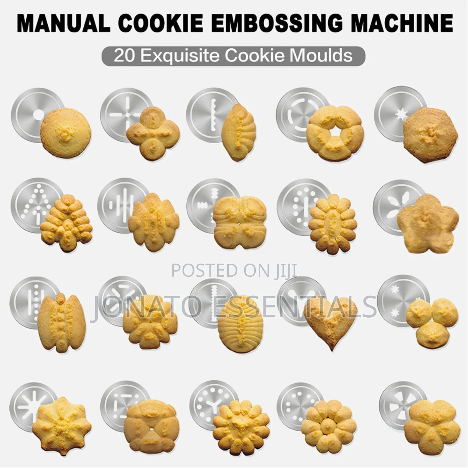 Stainless Steel Cookie Press Biscuit Maker Icing Gun Set Kenya