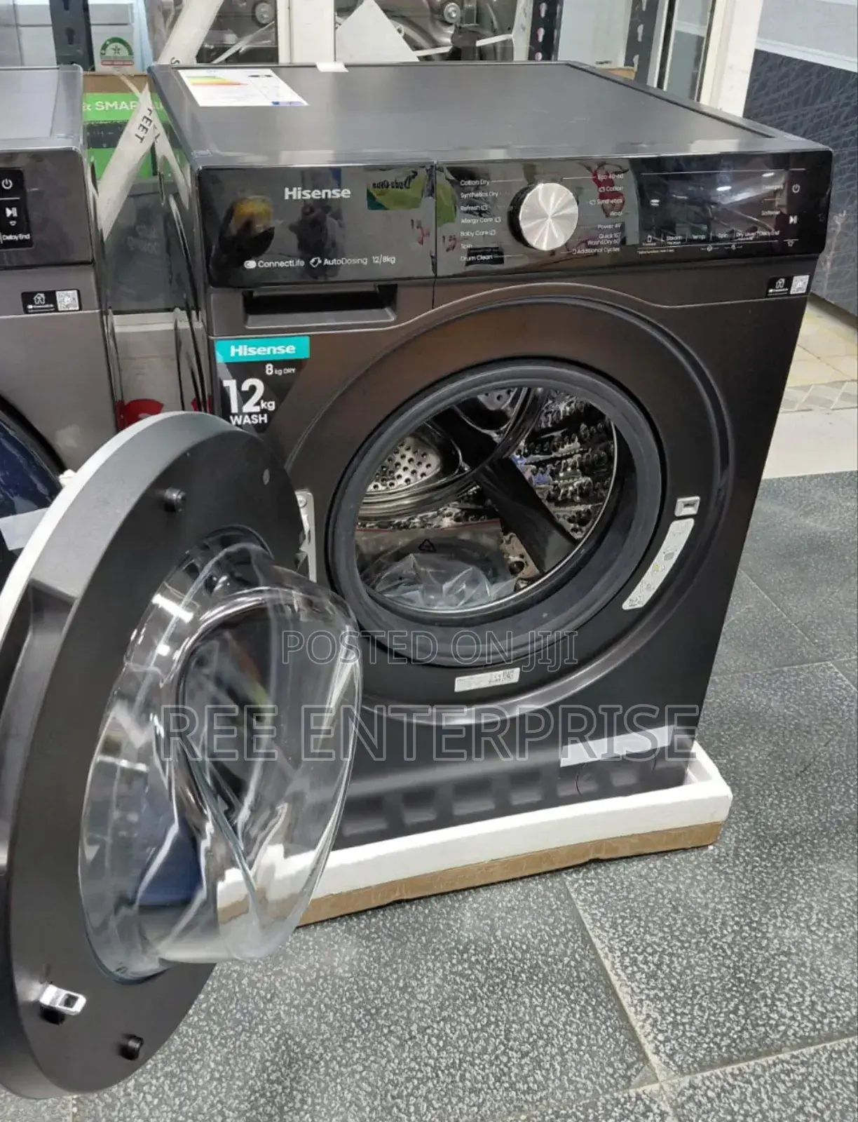 Front Load Wash And Dry Hisense 12/8kg Washing Machine