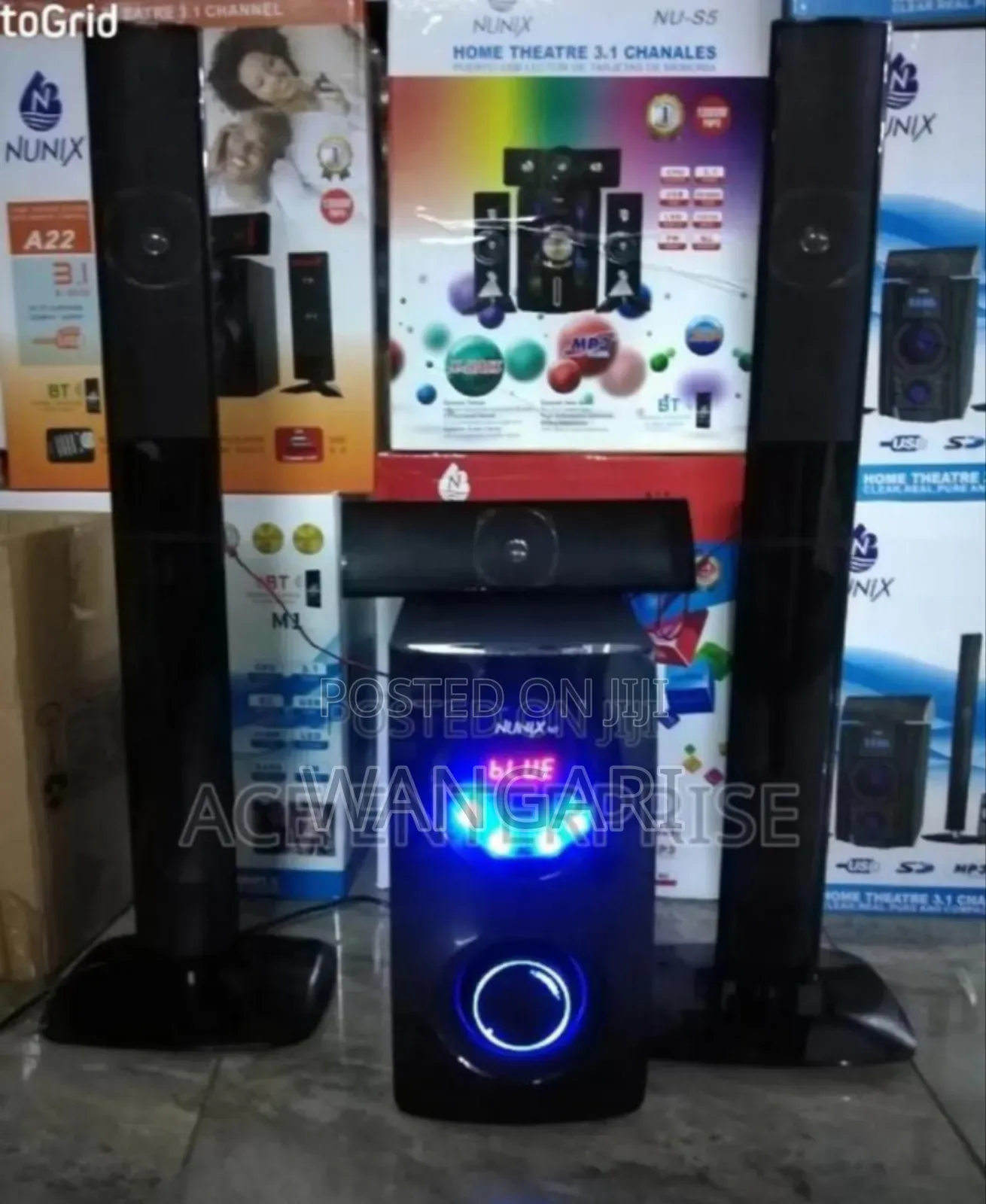 With Lights Nunix M7 Woofer