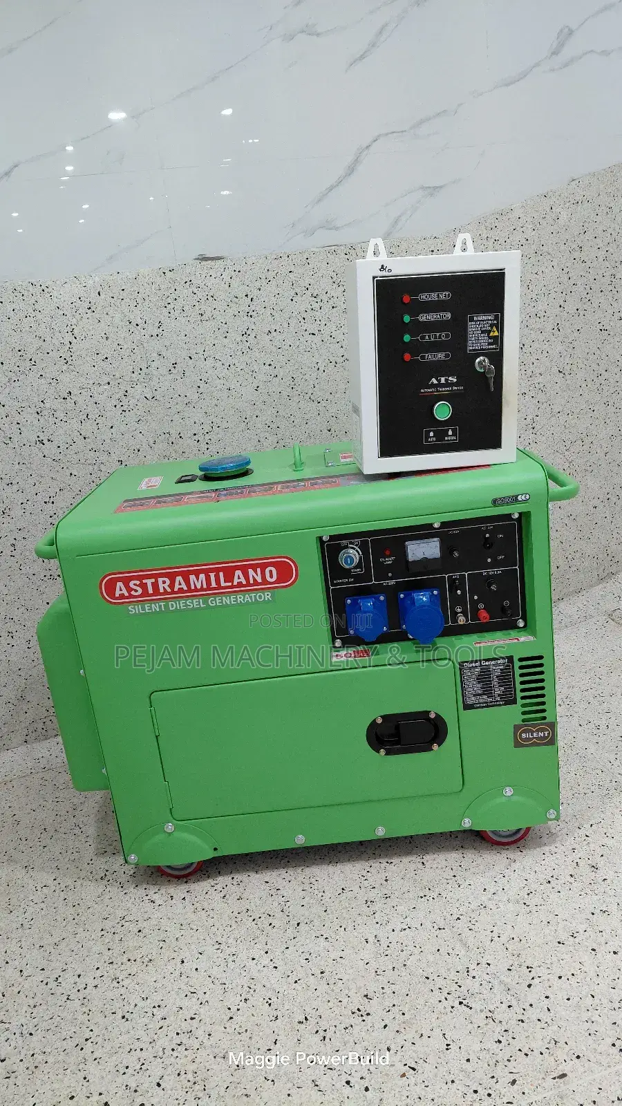 Astramilano 12kva Single Phase Diesel Automatic Generator