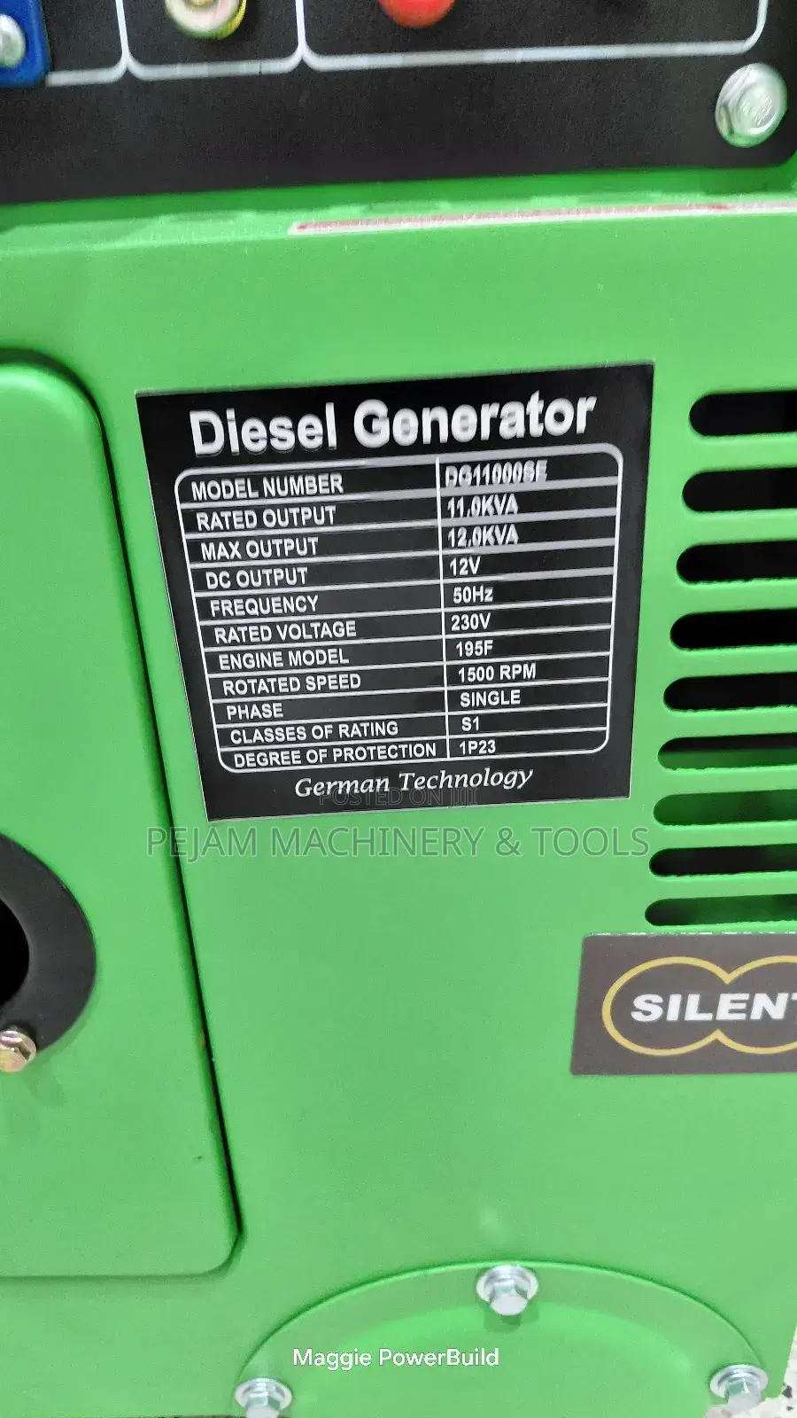 Astramilano 12kva Single Phase Diesel Automatic Generator