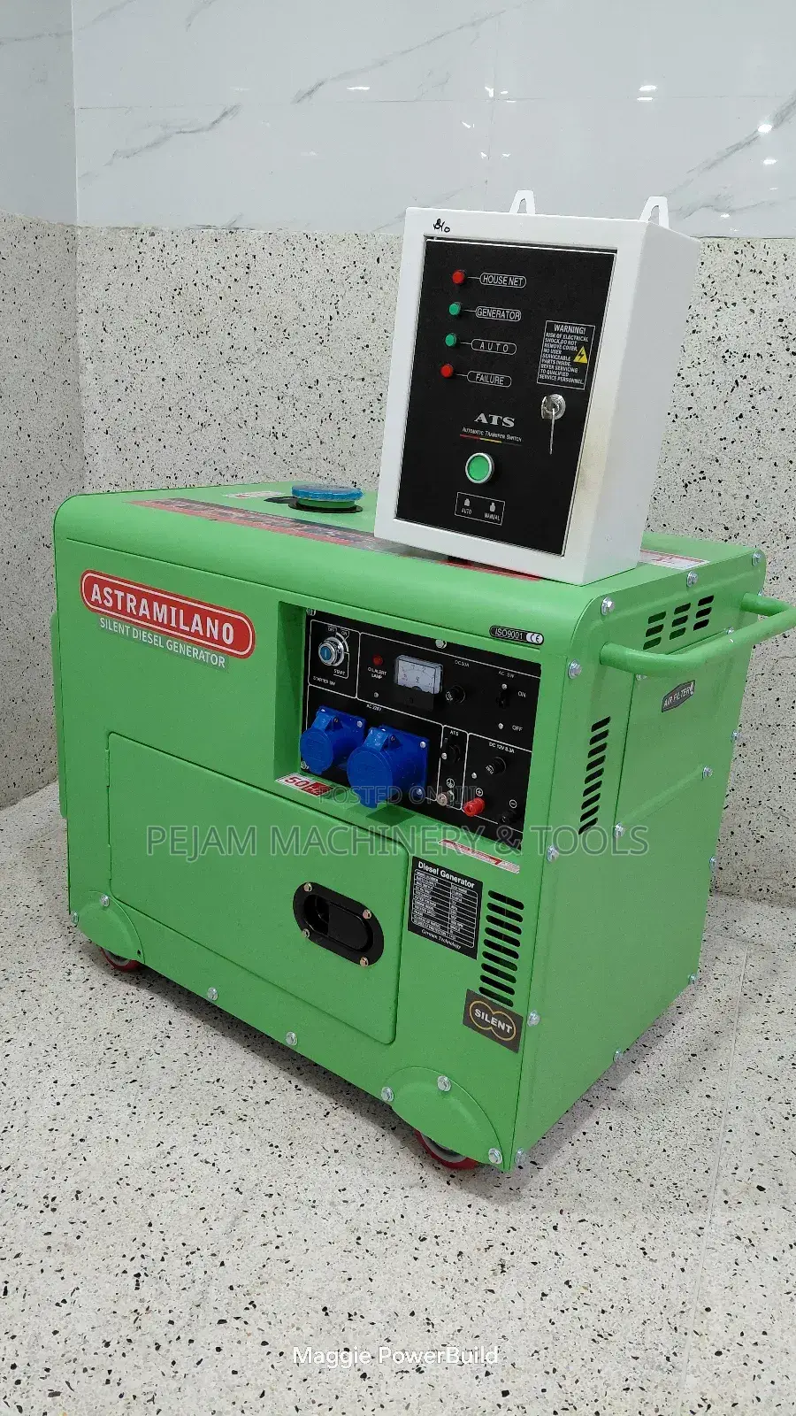 12kva Astramilano Silent Diesel Generator Amd1200s