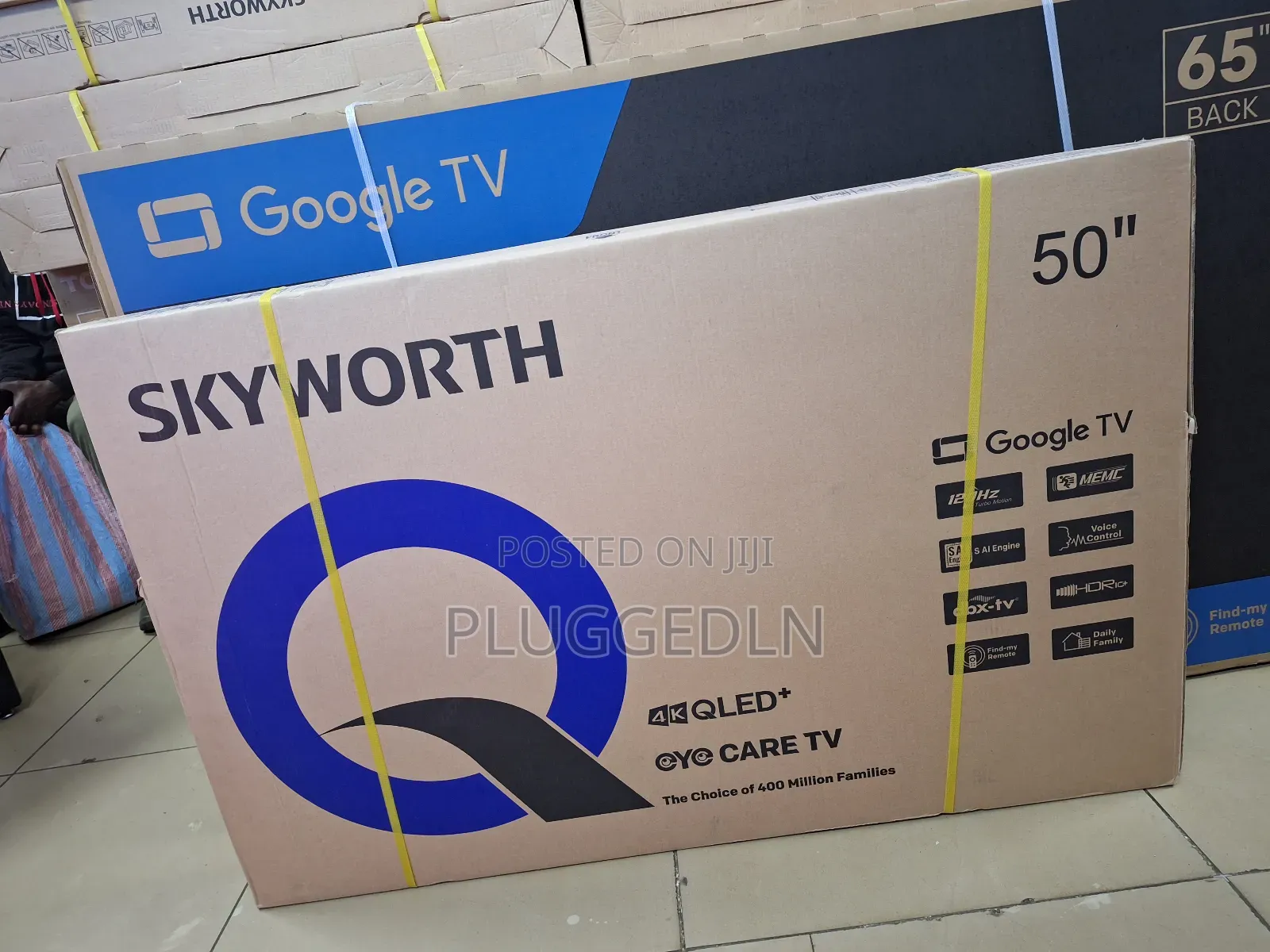 50-Inch Skyworth Qled+ Smart Google Tv.
