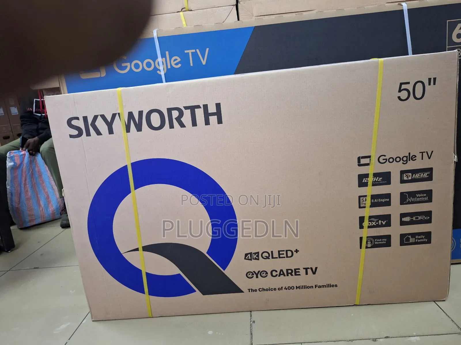 50-Inch Skyworth Qled+ Smart Google Tv.