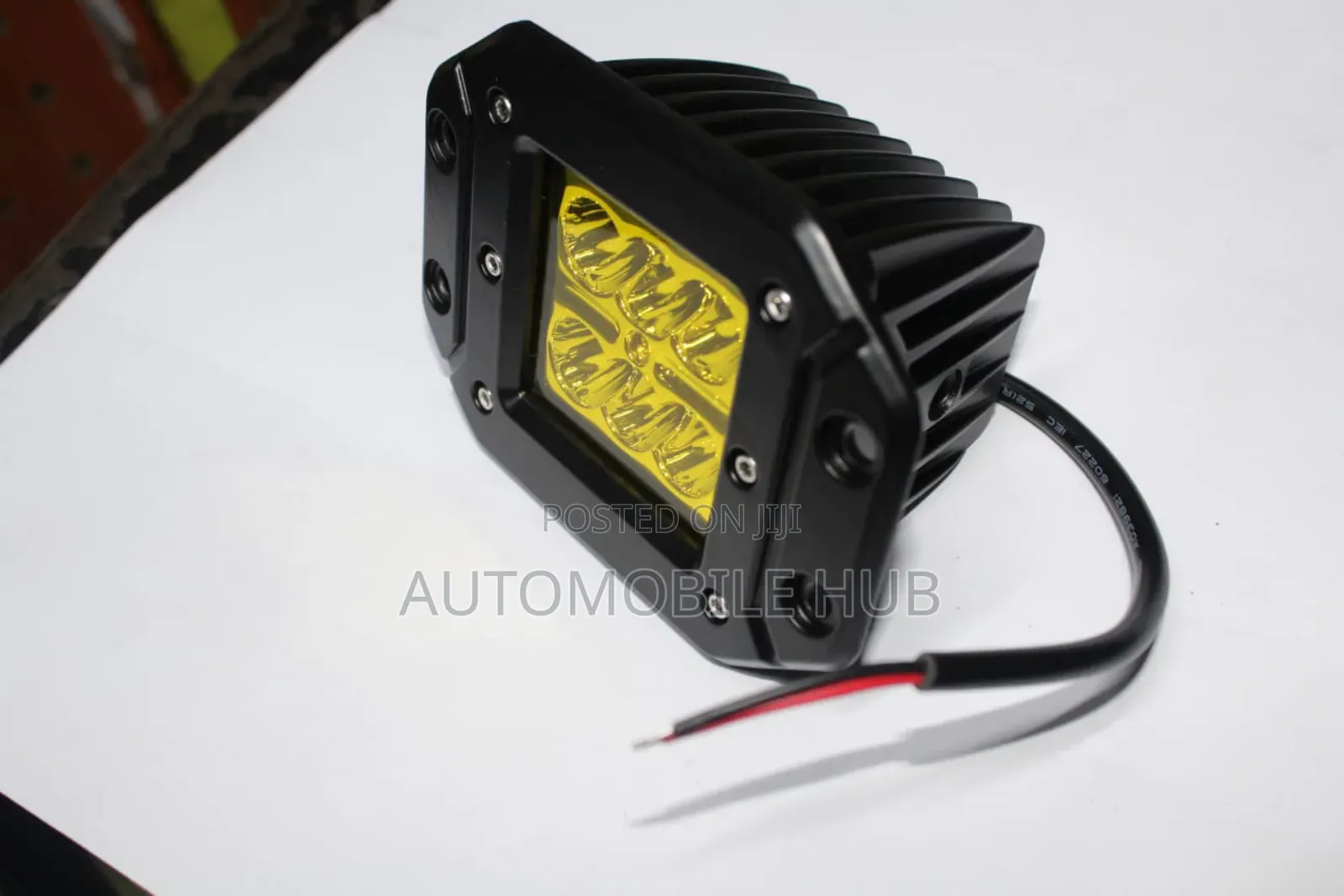 48w Square Led Motorbike Light Bar Headlight-Waterproof Flood Beam