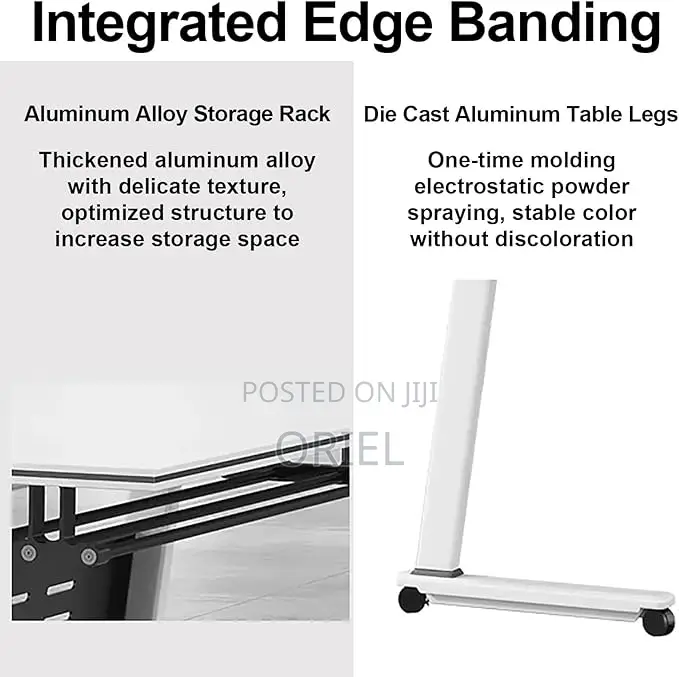Modern Seminar Study Table : Office Foldable Mobile Training Table
