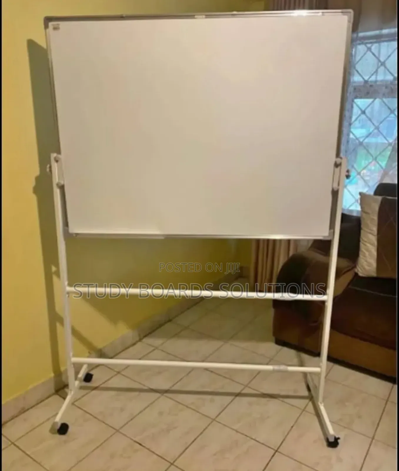 4ftx4ft Dry Erase Whiteboard With Portable Wheeled Stand