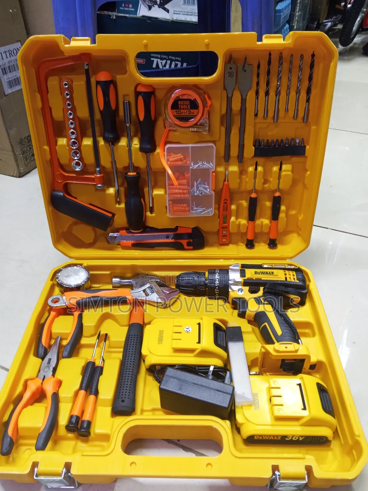 Rechargeable Cordless Dewalt 36v(Yellow)