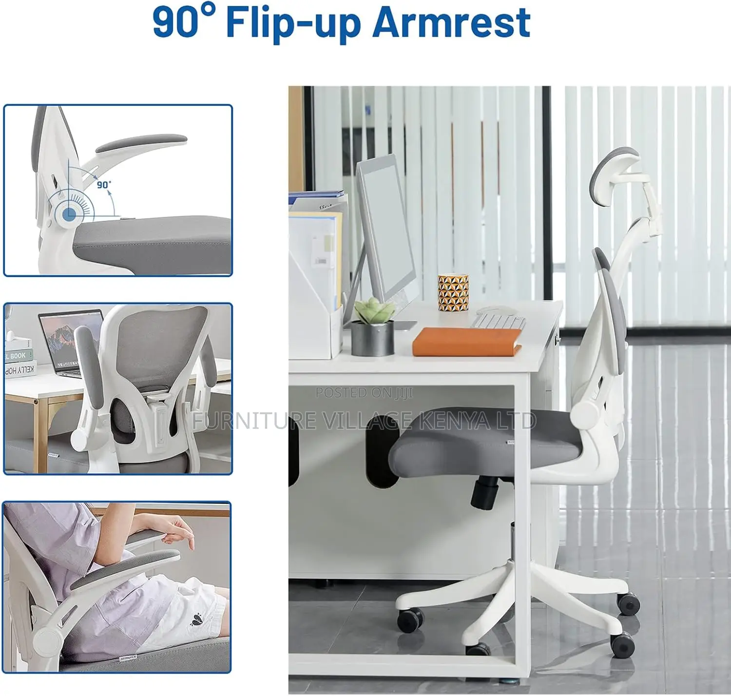 Ergonomic Office Chair| High Back Executive Mesh Computer Desk Chair