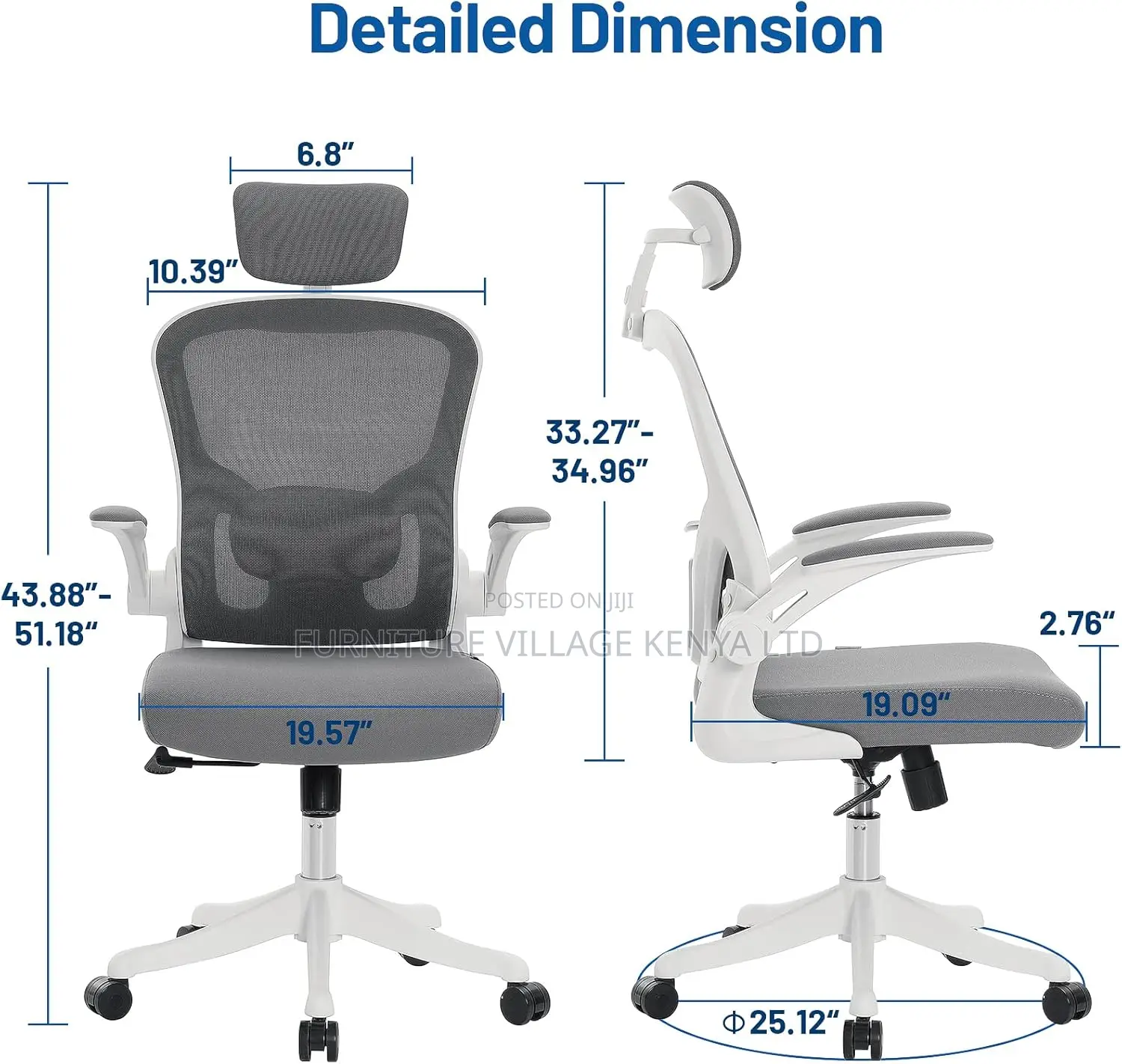 Ergonomic Office Chair| High Back Executive Mesh Computer Desk Chair